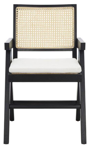 Safavieh Colette Black-Natural Rattan Armchair