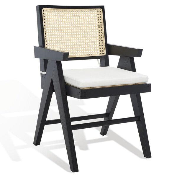 Safavieh Colette Black-Natural Rattan Armchair