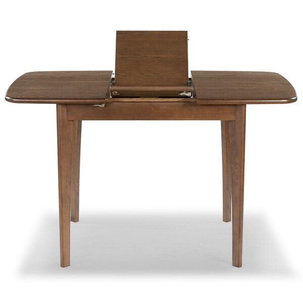 Safavieh Barbossa Extendable Dining Table in Walnut