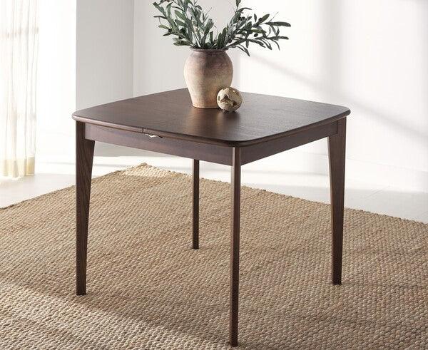 Safavieh Barbossa Extendable Dining Table in Walnut