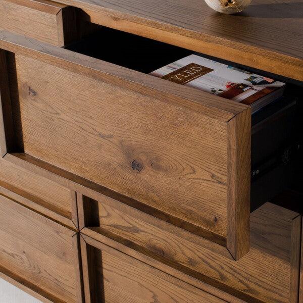 Safavieh Zeus Medium Oak 9 Drawer Dresser