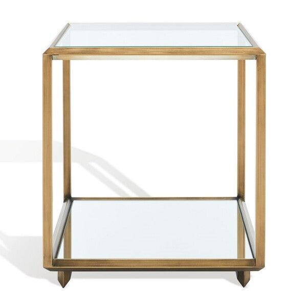 Safavieh Florabella Bronze Mirrored Accent Table