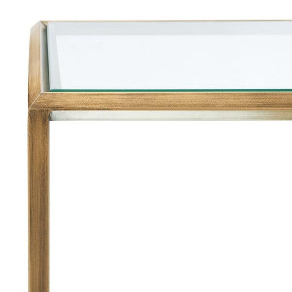 Safavieh Florabella Bronze Mirrored Accent Table