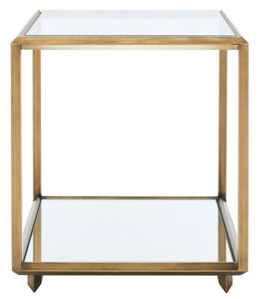 Safavieh Florabella Bronze Mirrored Accent Table