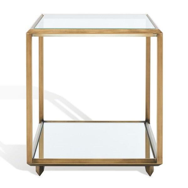 Safavieh Florabella Bronze Mirrored Accent Table