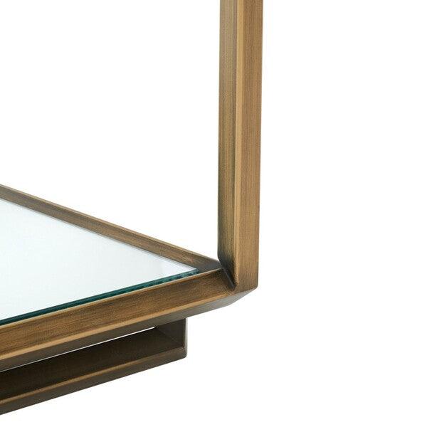 Safavieh Florabella Bronze Mirrored Accent Table