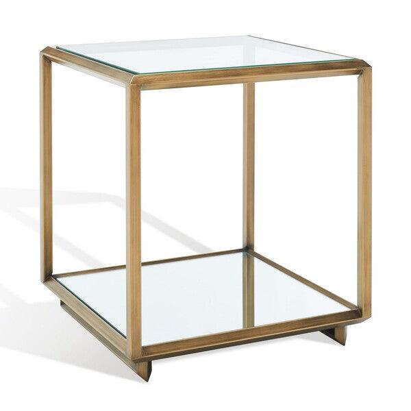 Safavieh Florabella Bronze Mirrored Accent Table