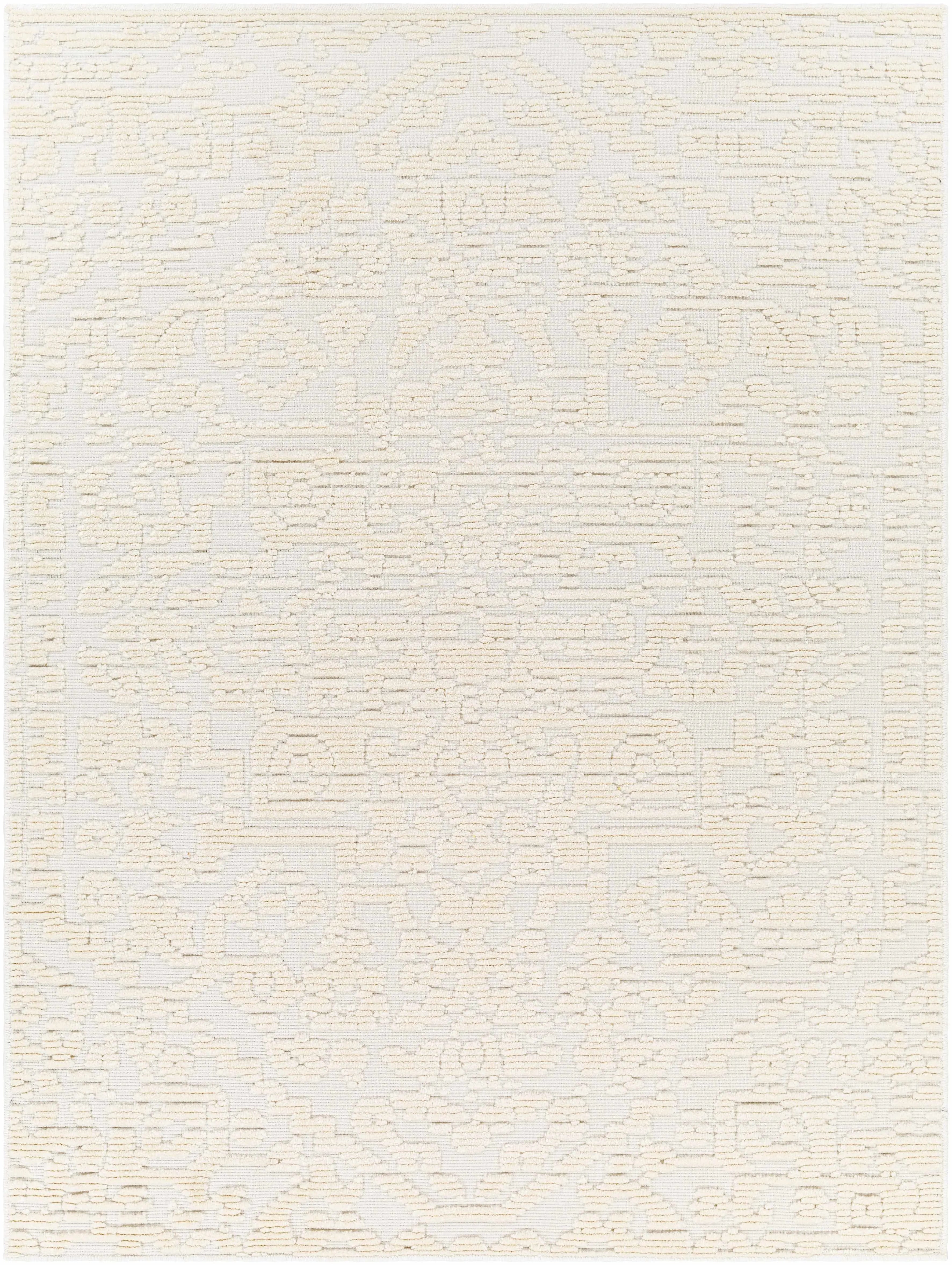 Beren Cream Washable Area Rug