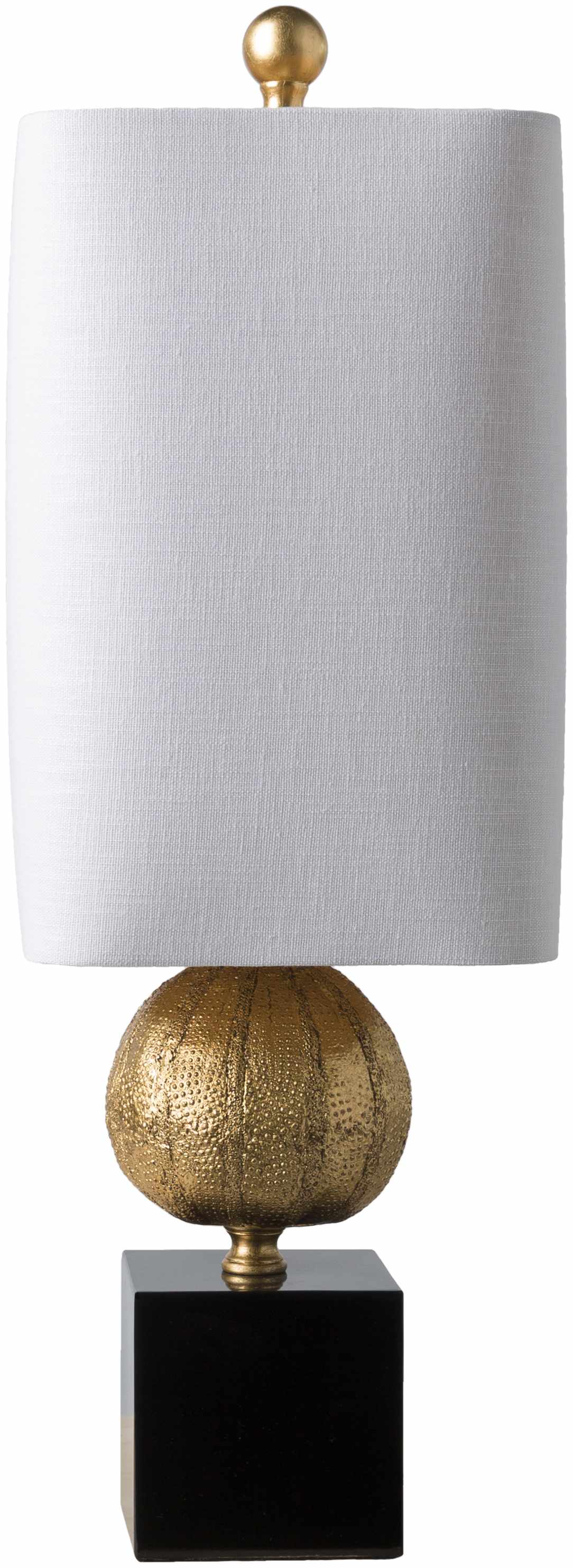 Watsonville Resin Table Lamp in Gold and Black