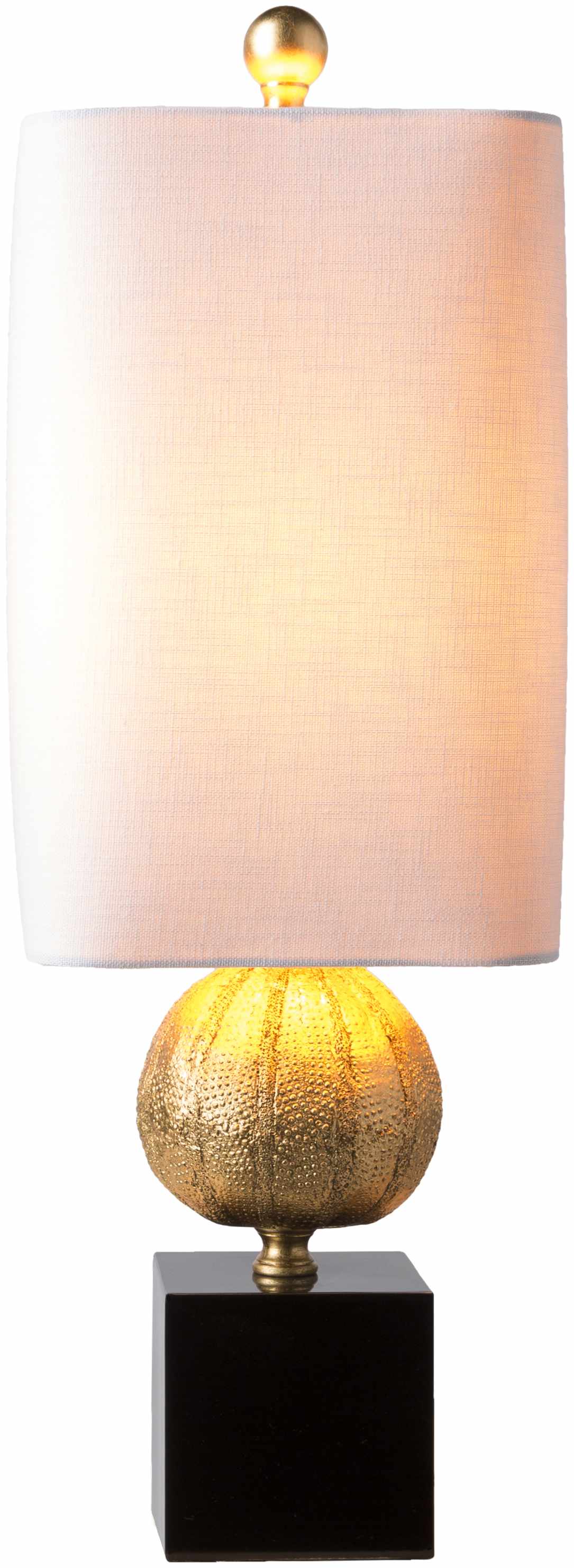 Watsonville Resin Table Lamp in Gold and Black