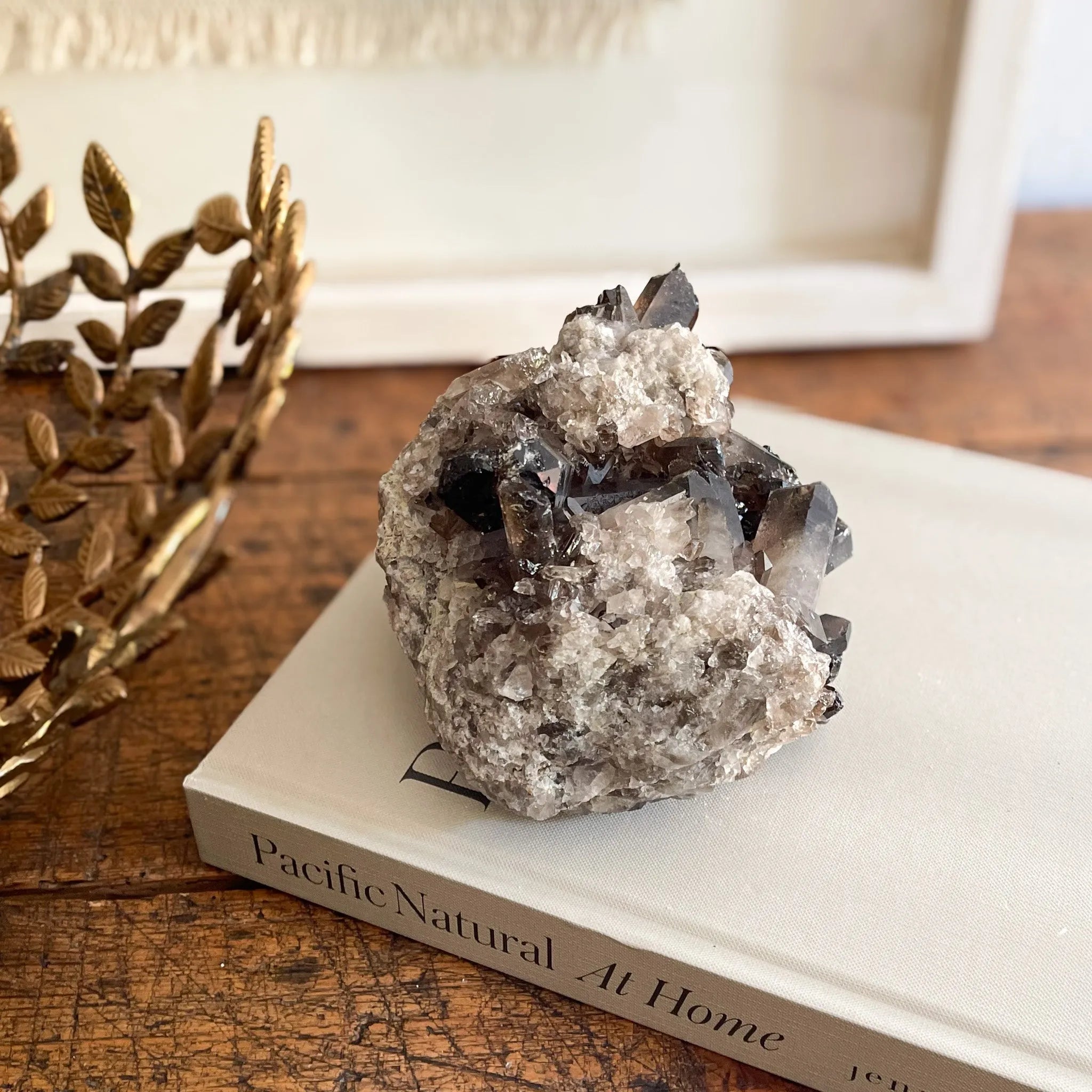 Smoky Quartz Crystal Cluster