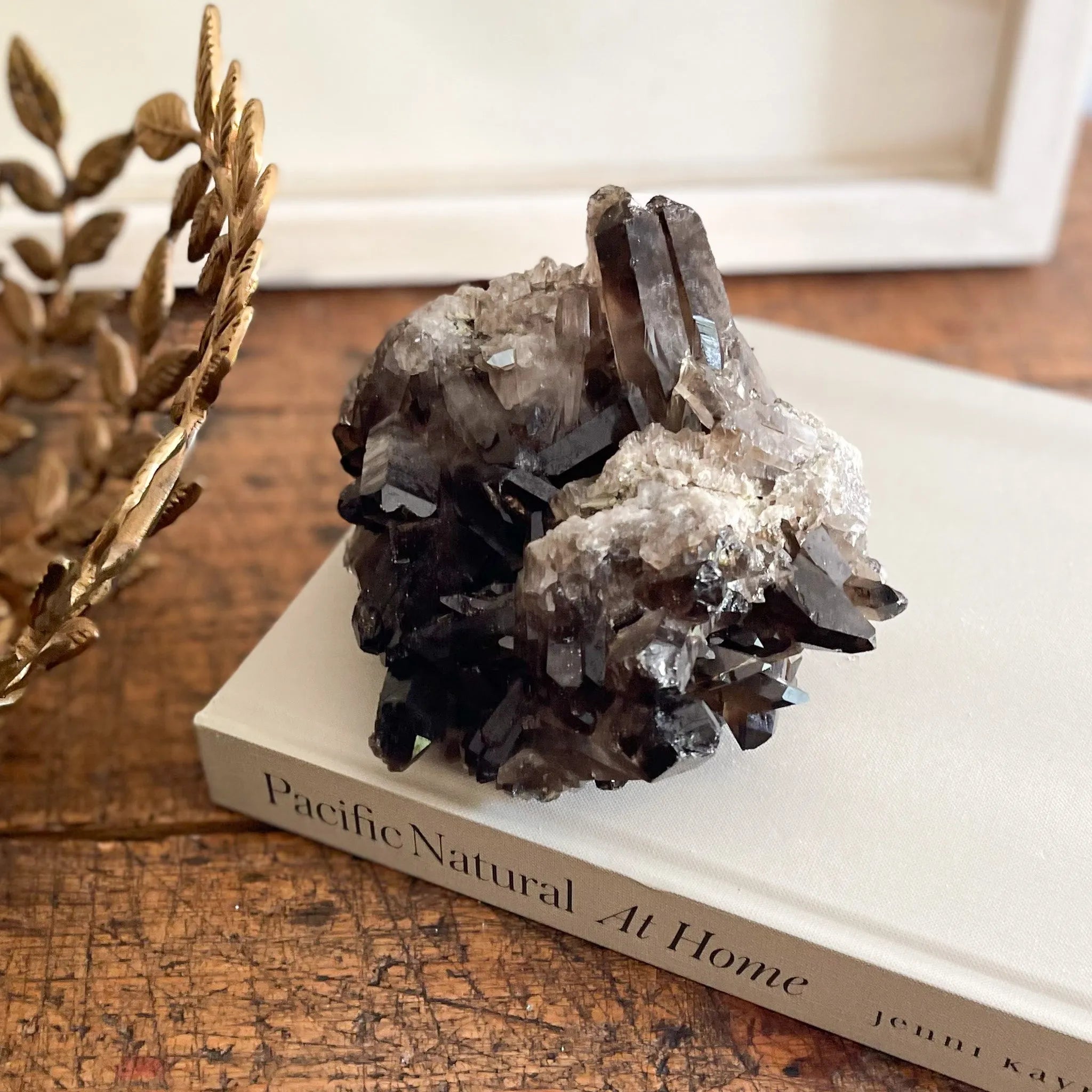 Smoky Quartz Crystal Cluster