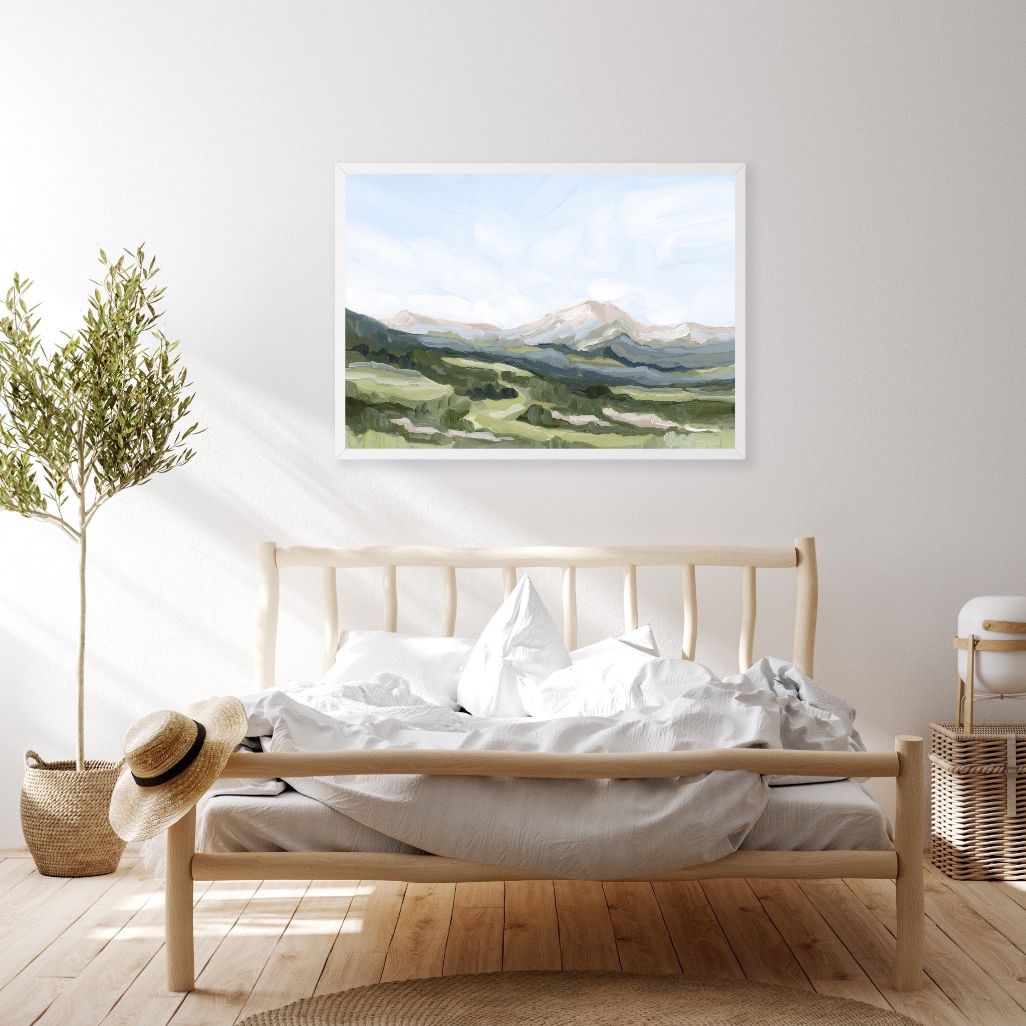 "Snowmass in Spring" Art Print