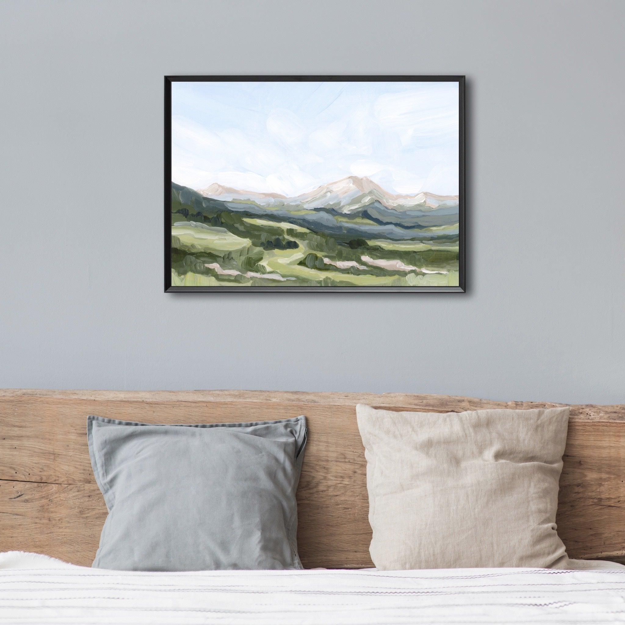 "Snowmass in Spring" Art Print