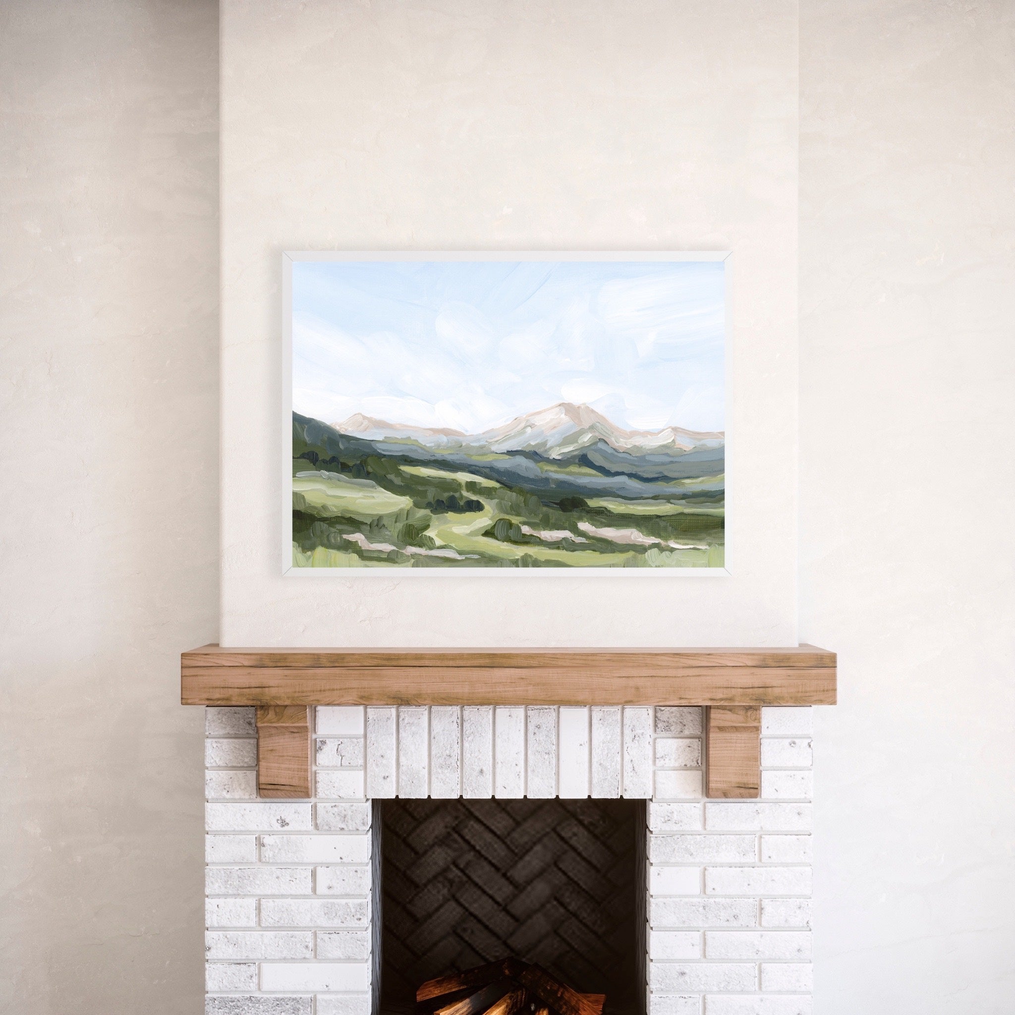 "Snowmass in Spring" Art Print