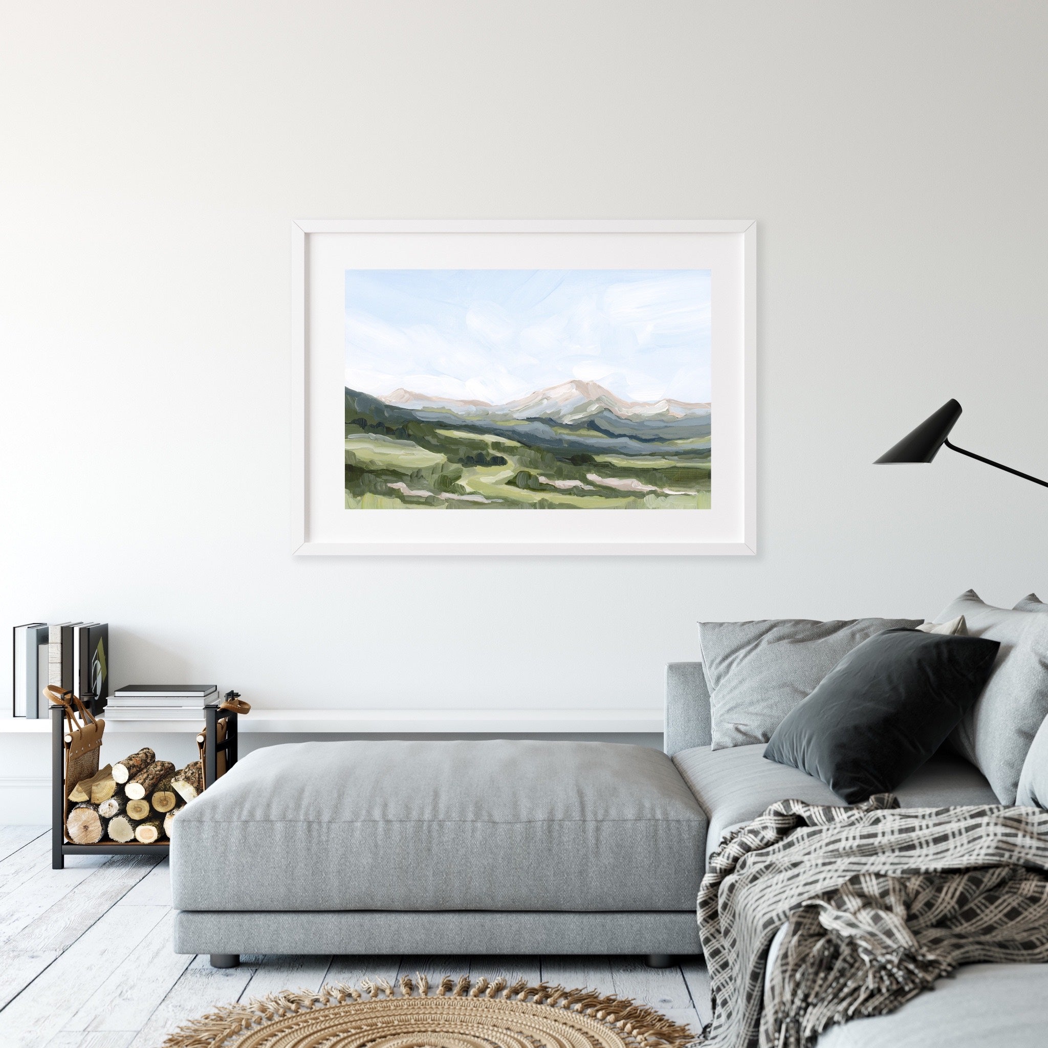 "Snowmass in Spring" Art Print