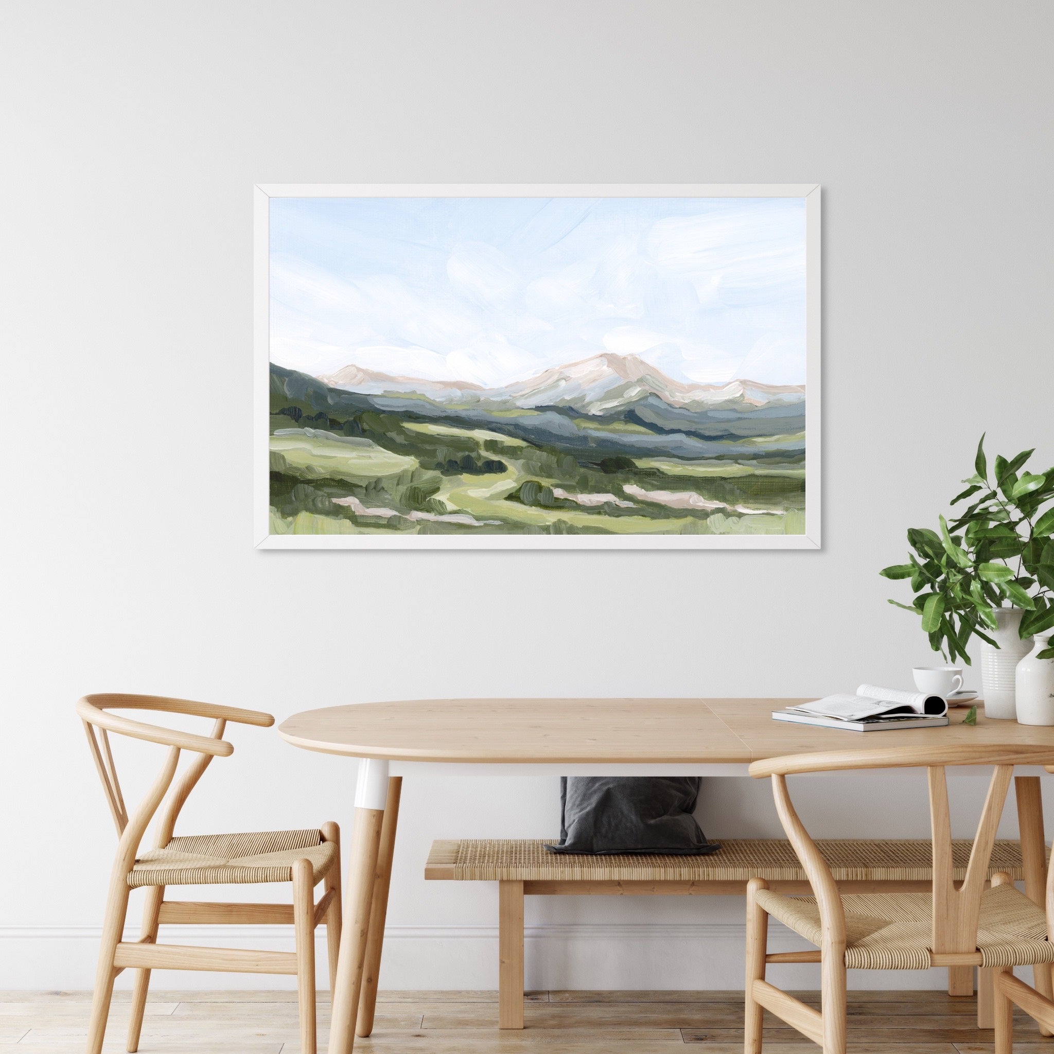 "Snowmass in Spring" Art Print