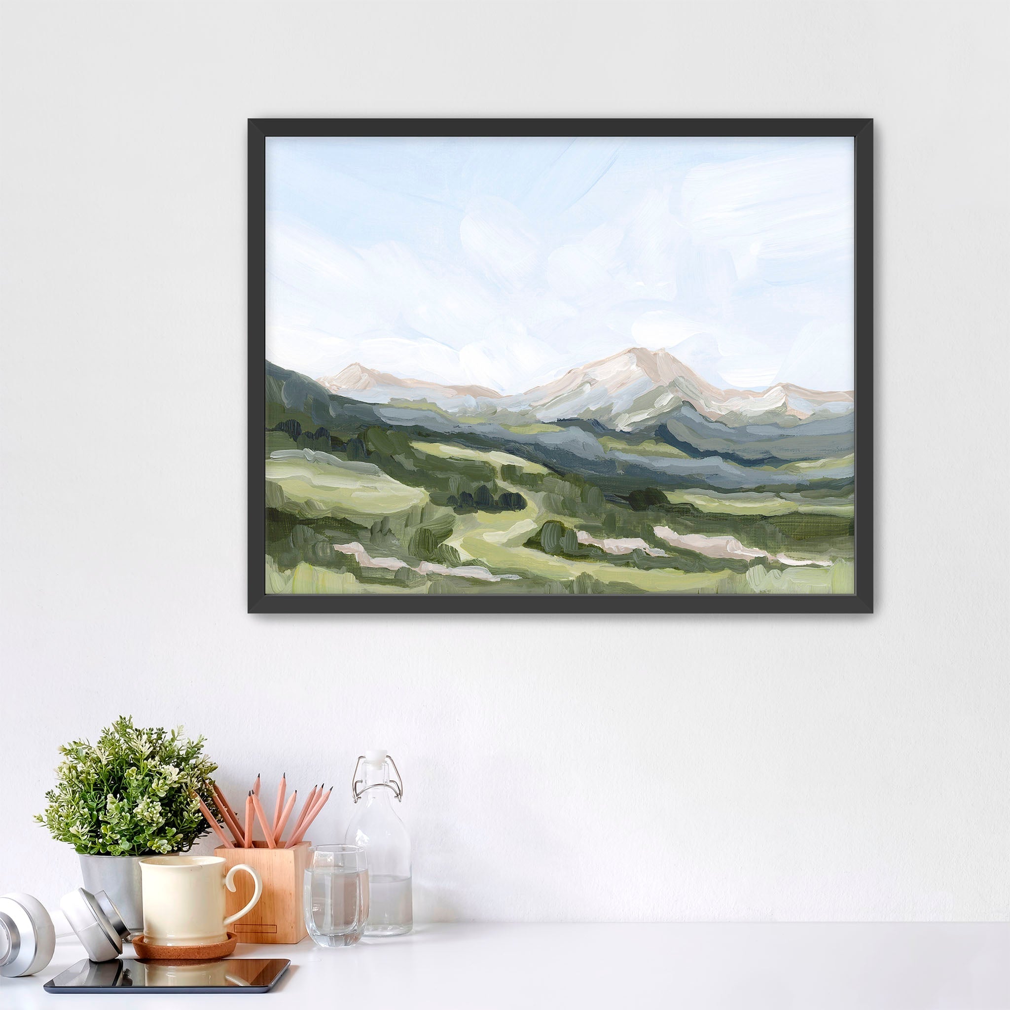 "Snowmass in Spring" Art Print