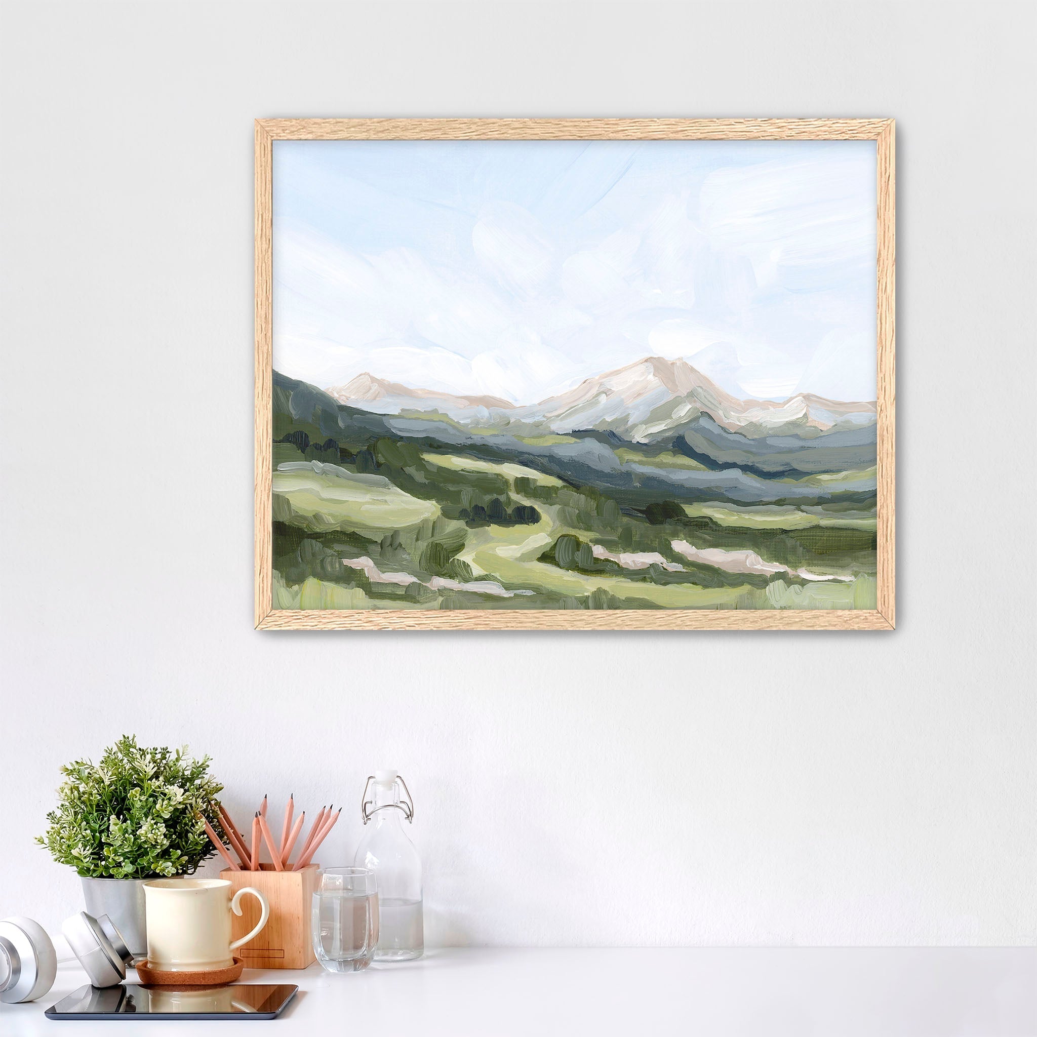 "Snowmass in Spring" Art Print