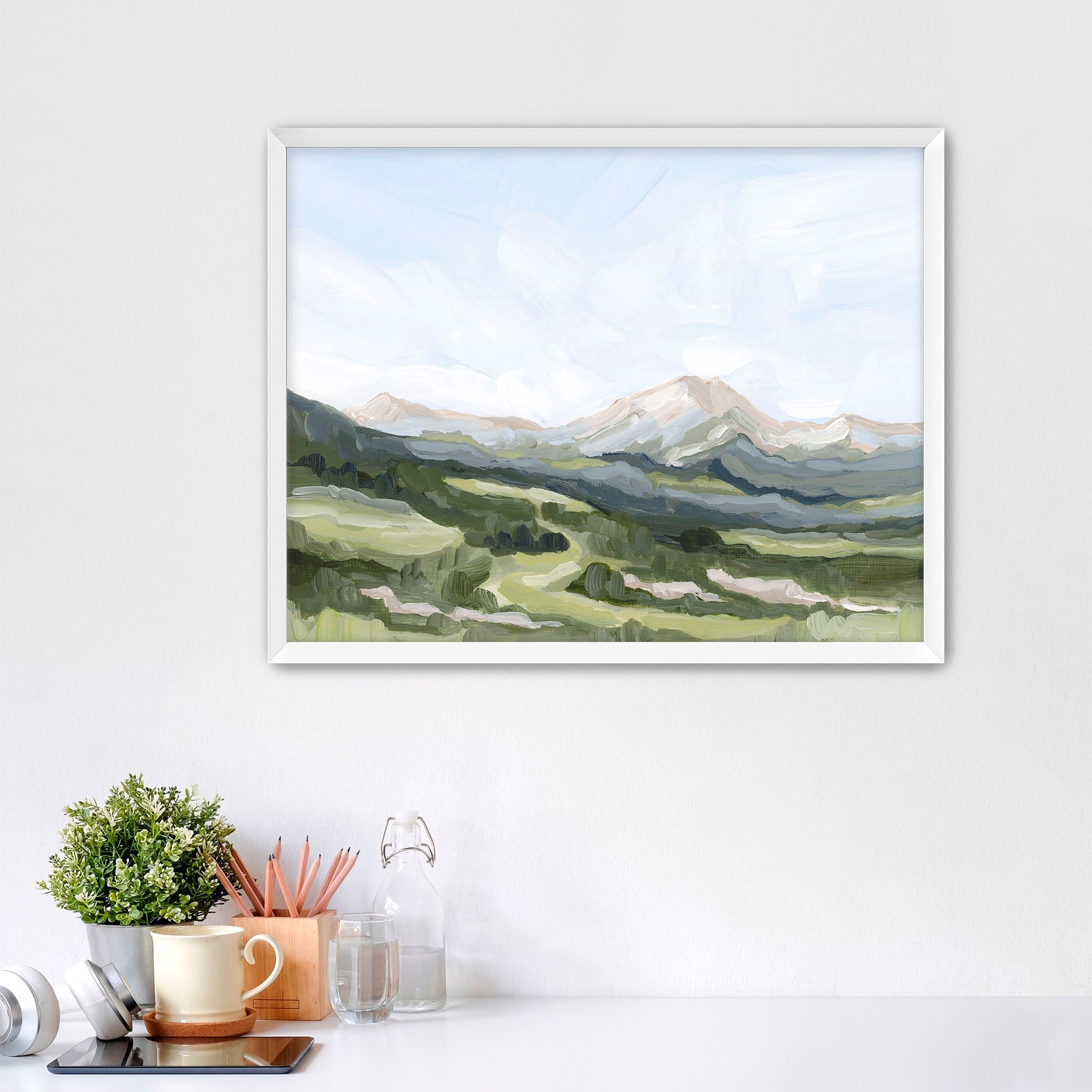 "Snowmass in Spring" Art Print