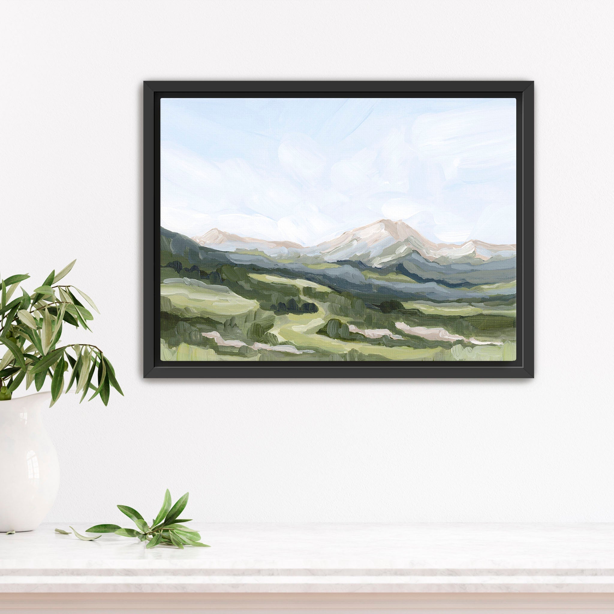 "Snowmass in Spring" Art Print