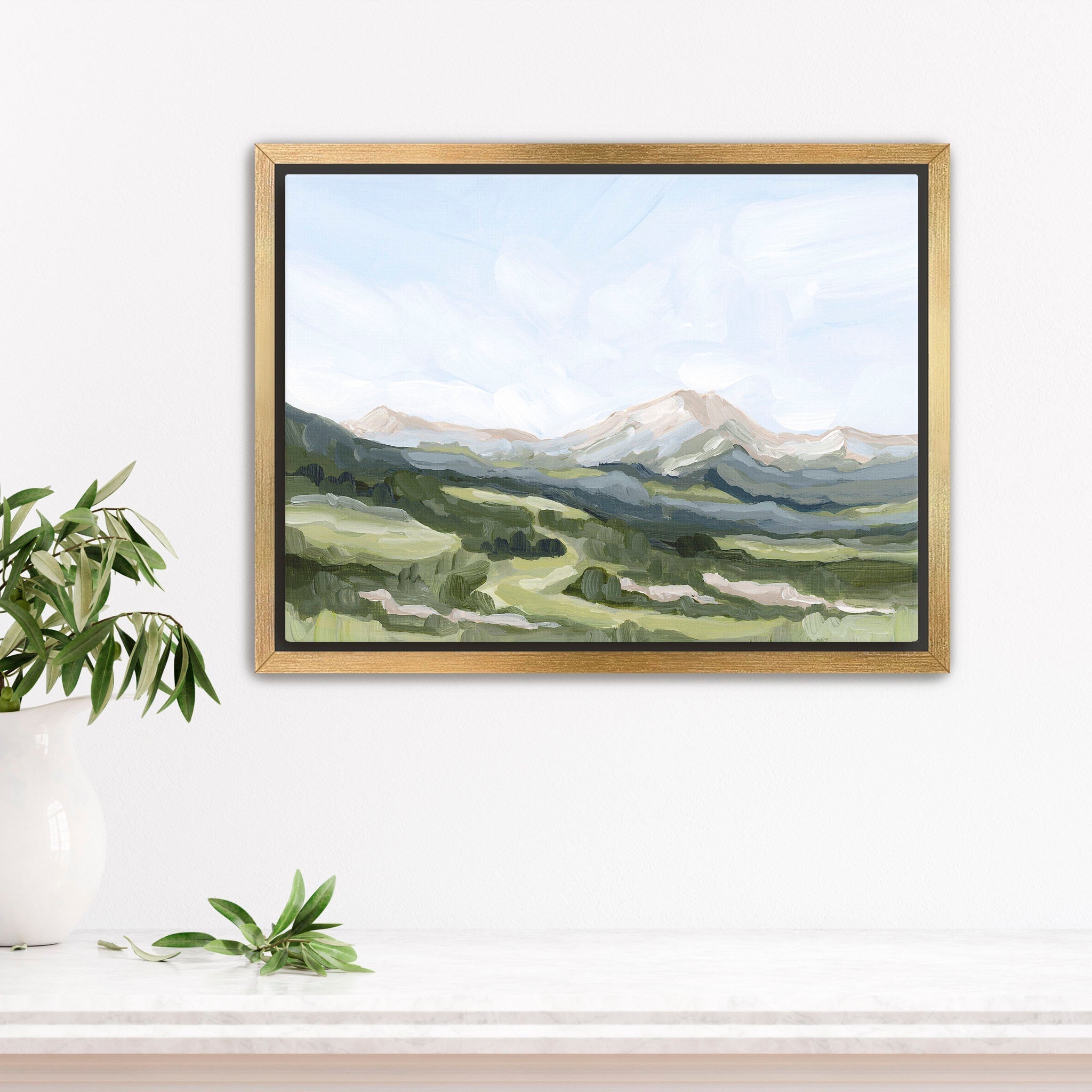 "Snowmass in Spring" Art Print