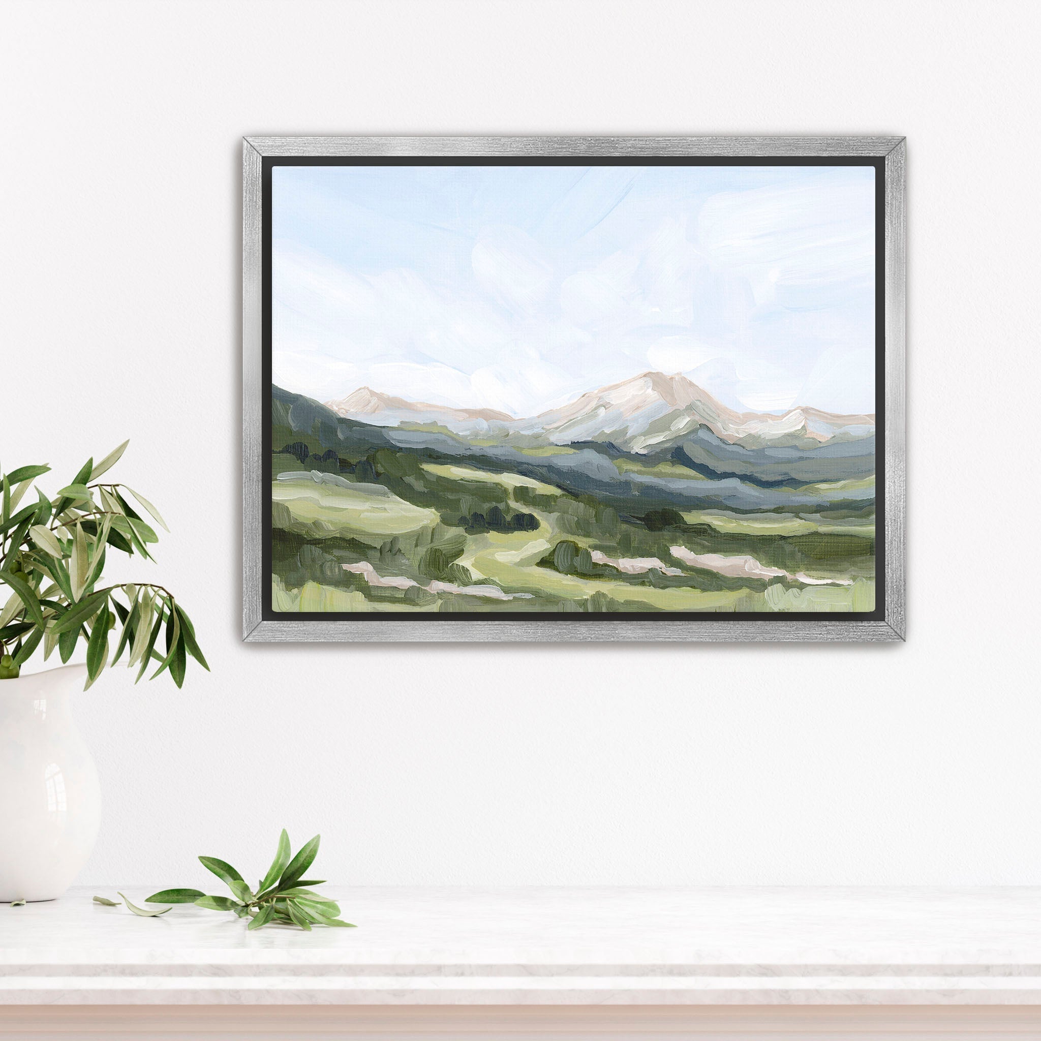 "Snowmass in Spring" Art Print