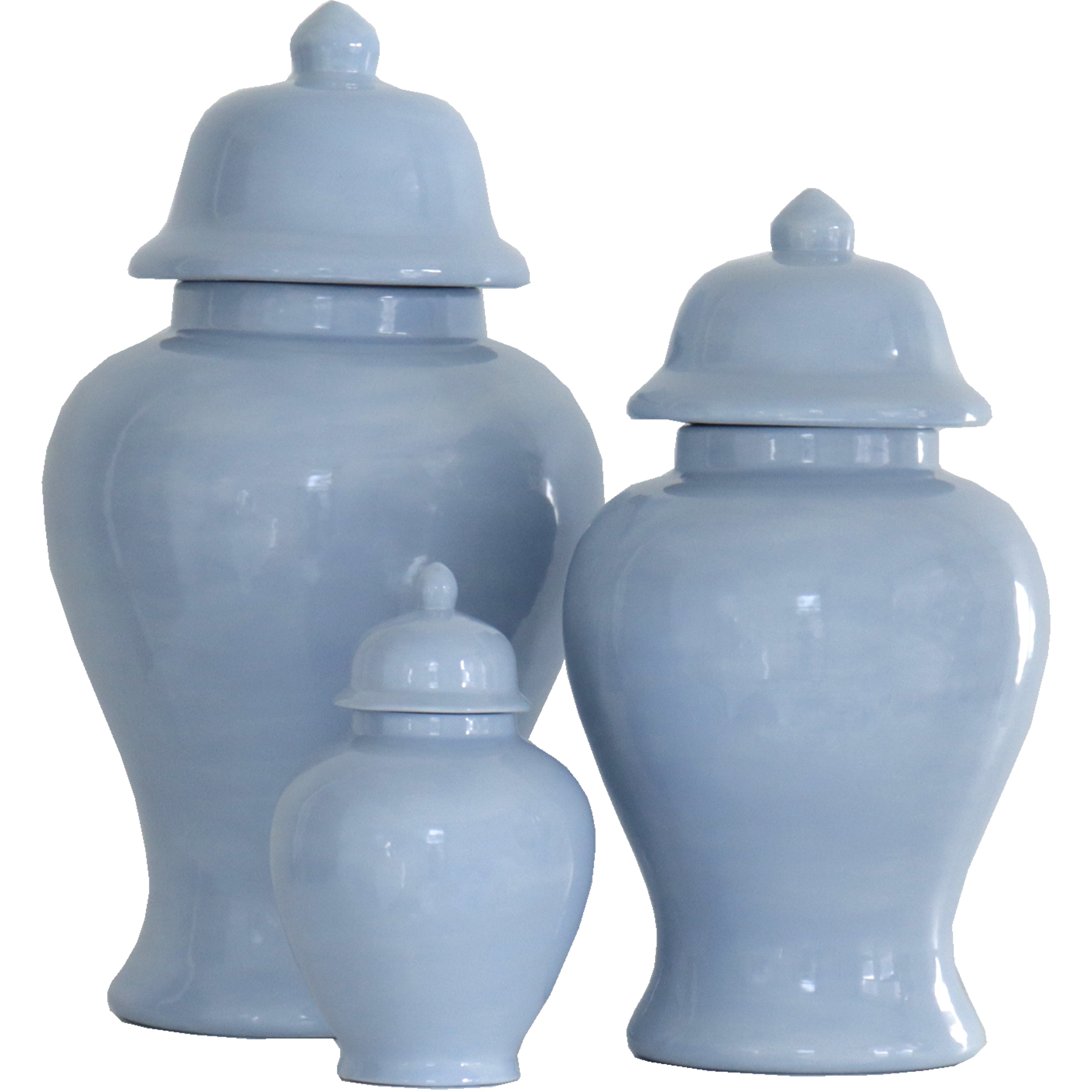 Serenity Blue Ginger Jars