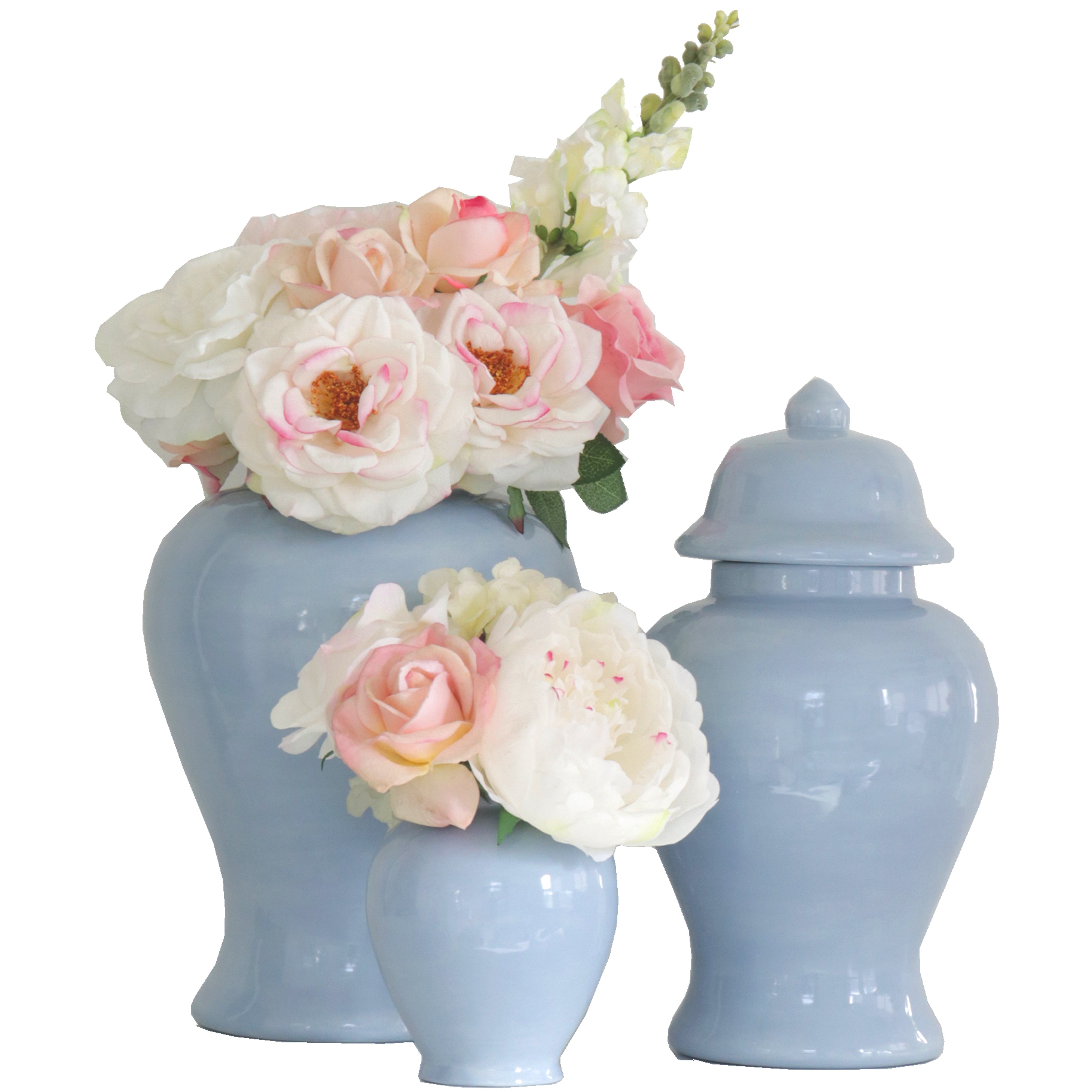 Serenity Blue Ginger Jars