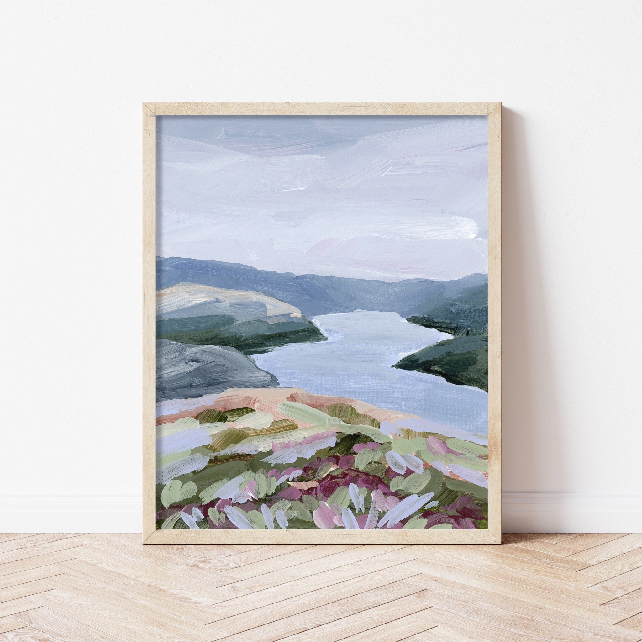 "Stop at the Fjord" Art Print