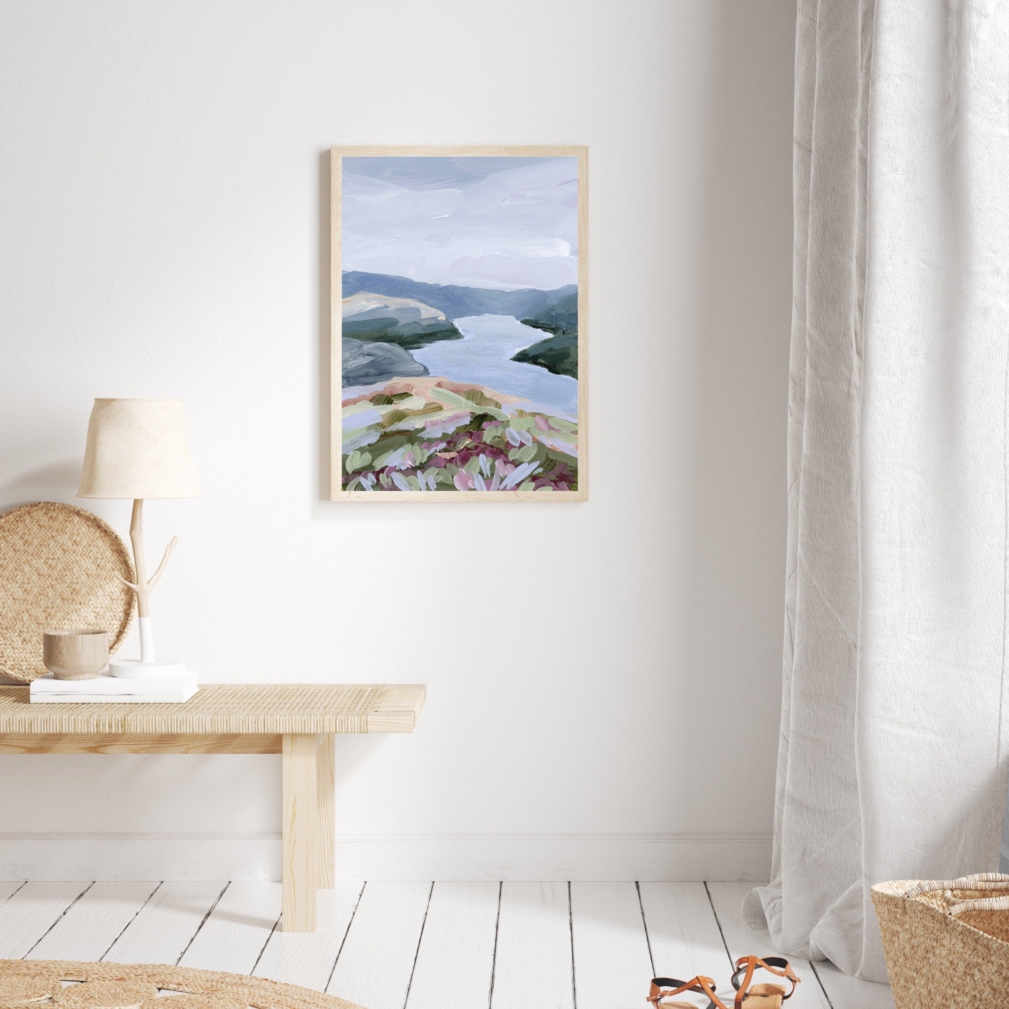 "Stop at the Fjord" Art Print