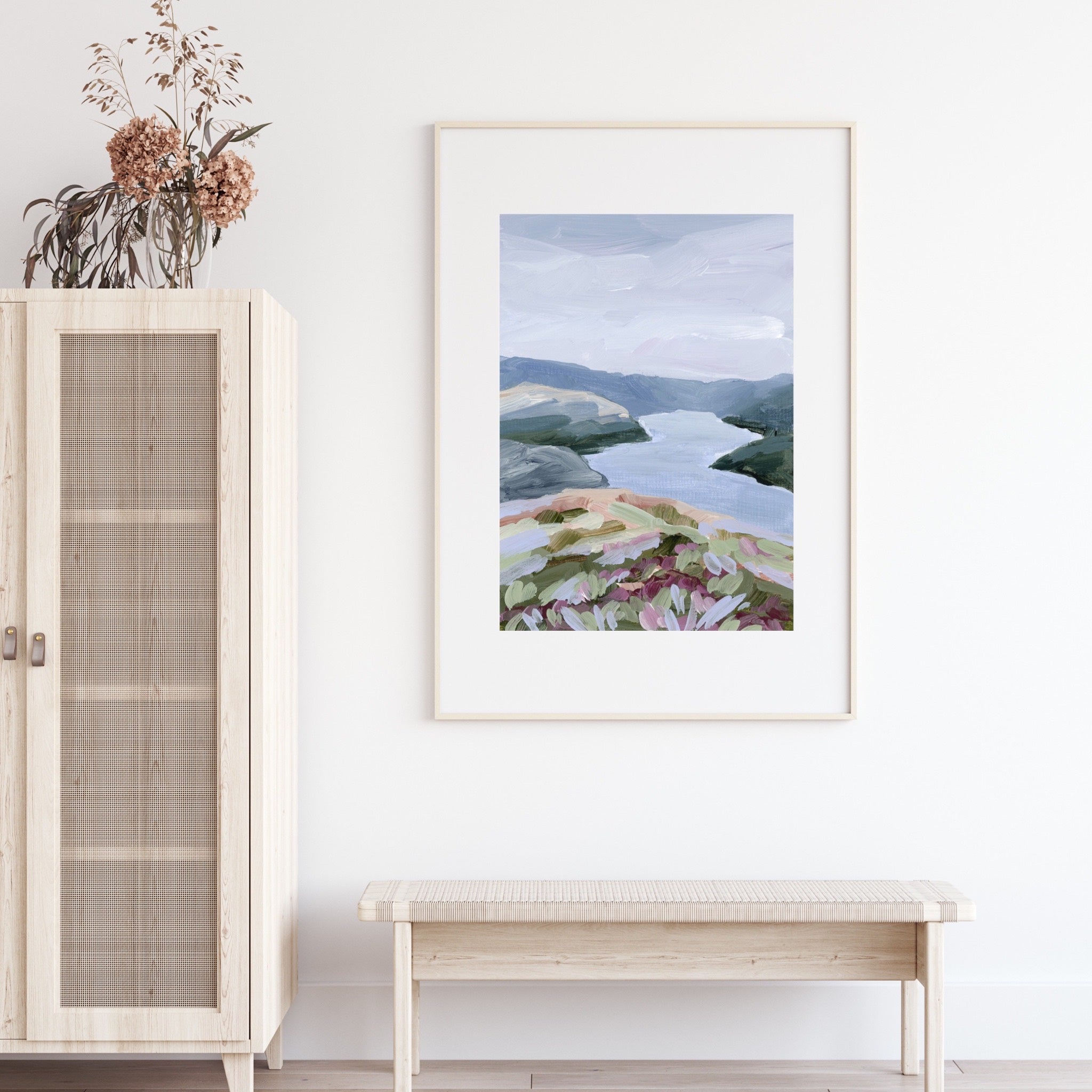 "Stop at the Fjord" Art Print