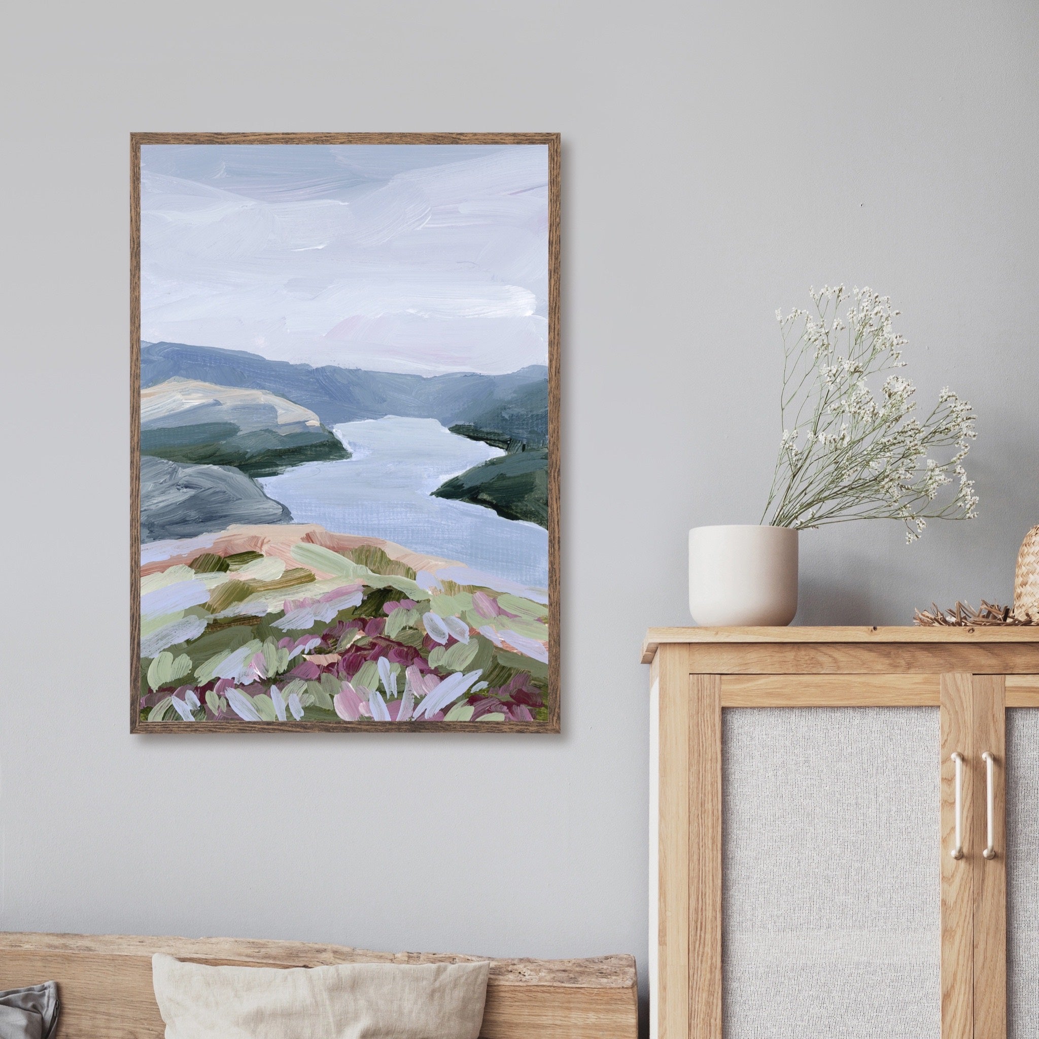 "Stop at the Fjord" Art Print