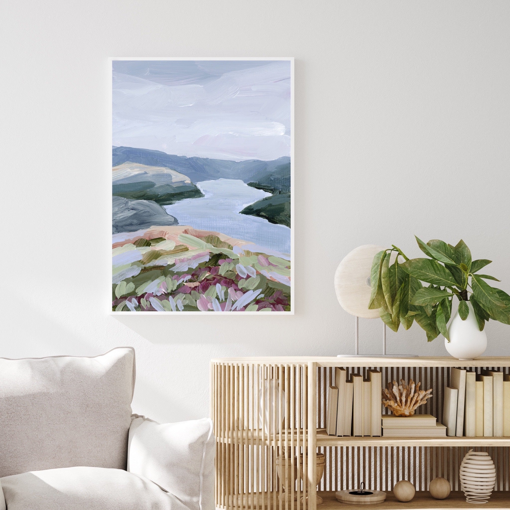 "Stop at the Fjord" Art Print