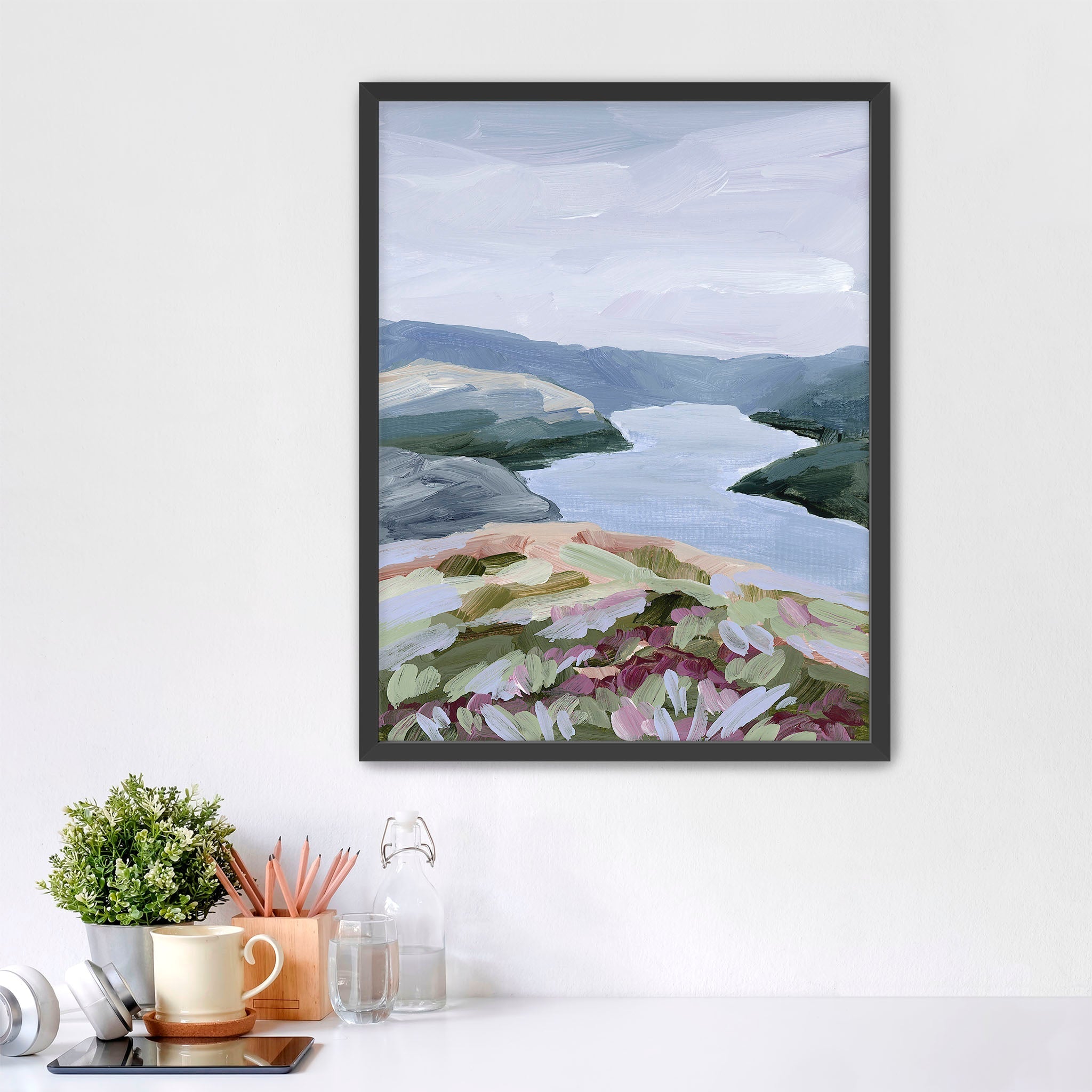 "Stop at the Fjord" Art Print