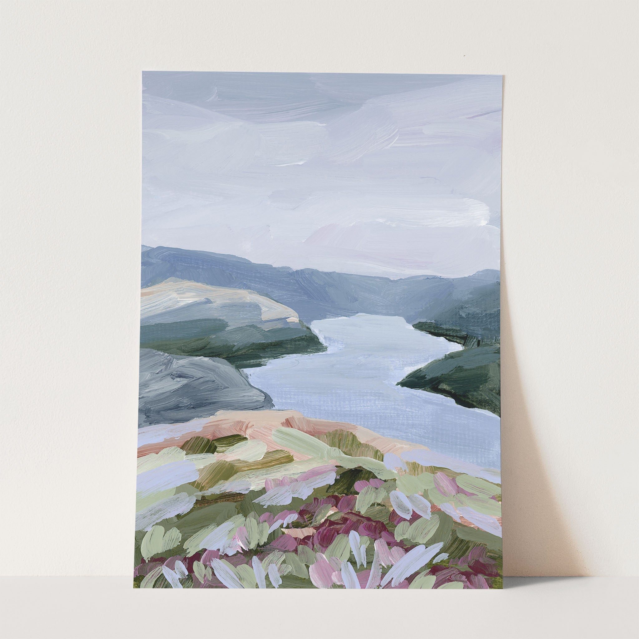 "Stop at the Fjord" Art Print