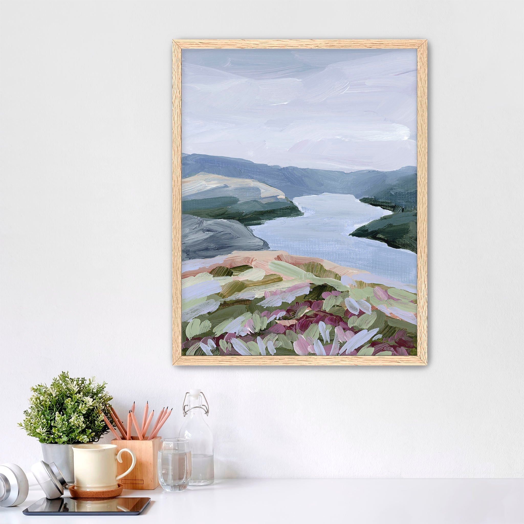 "Stop at the Fjord" Art Print