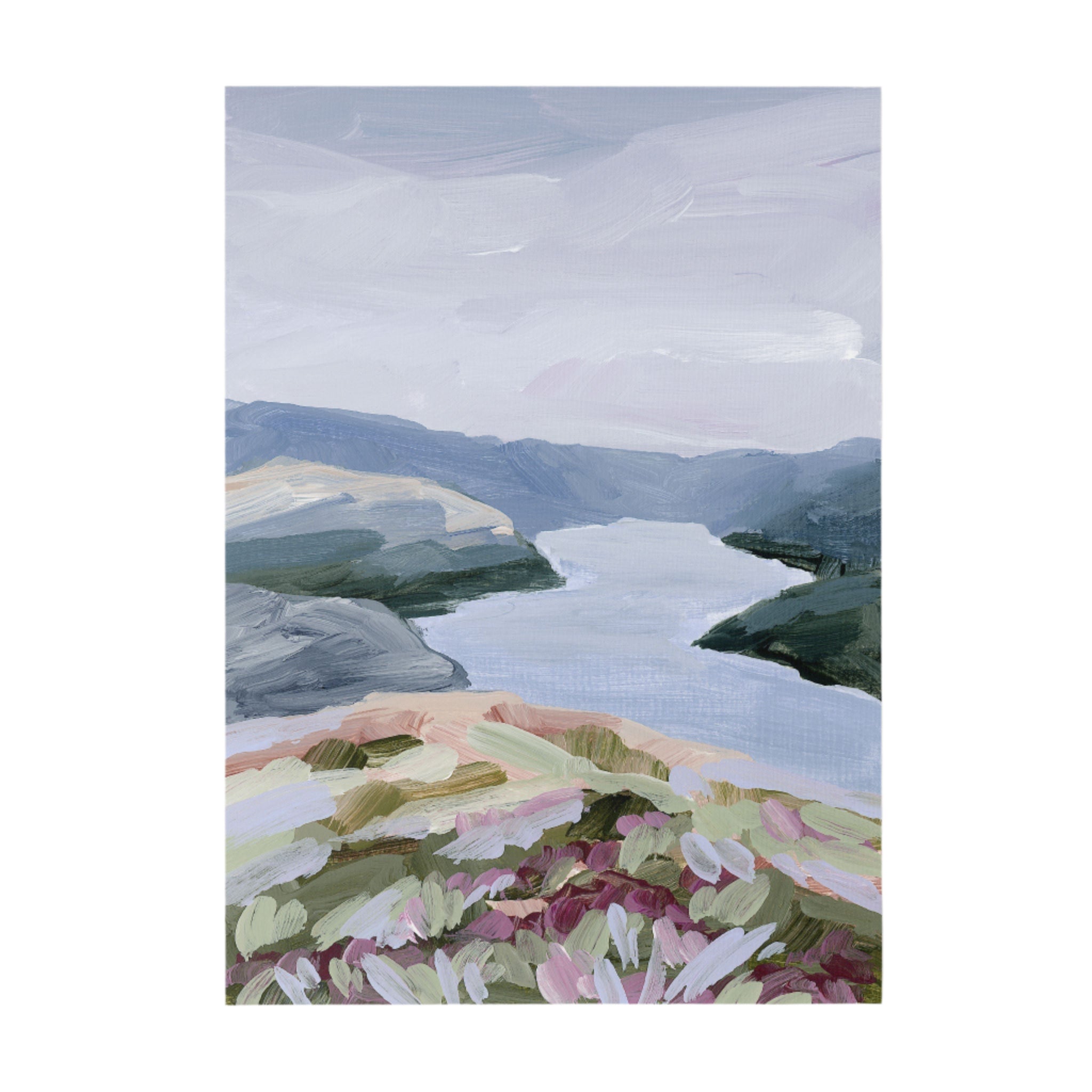 "Stop at the Fjord" Art Print