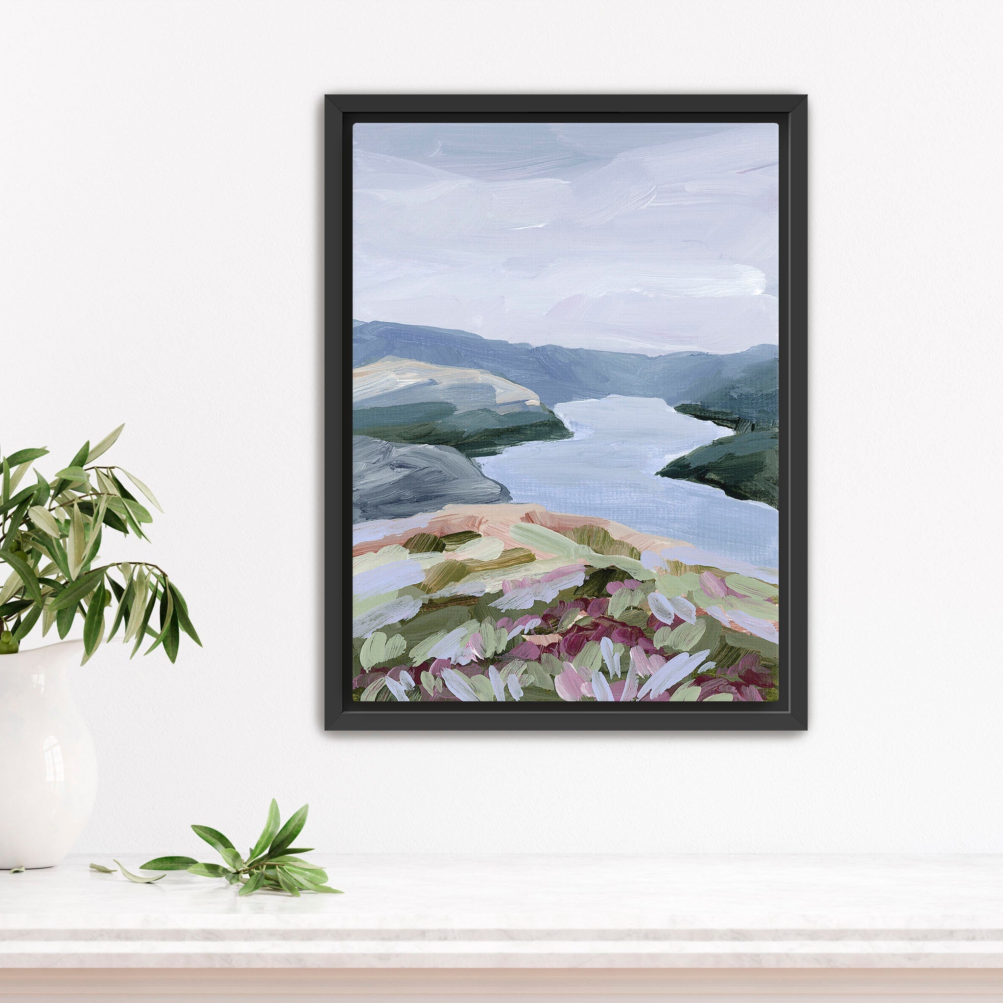 "Stop at the Fjord" Art Print