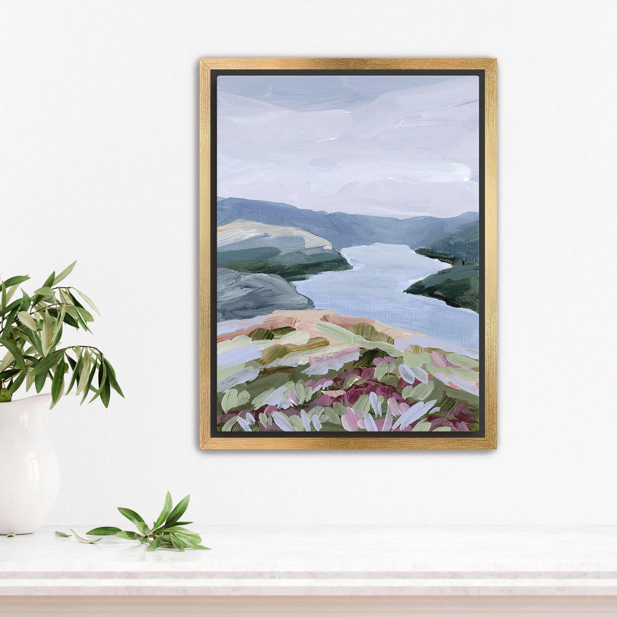 "Stop at the Fjord" Art Print