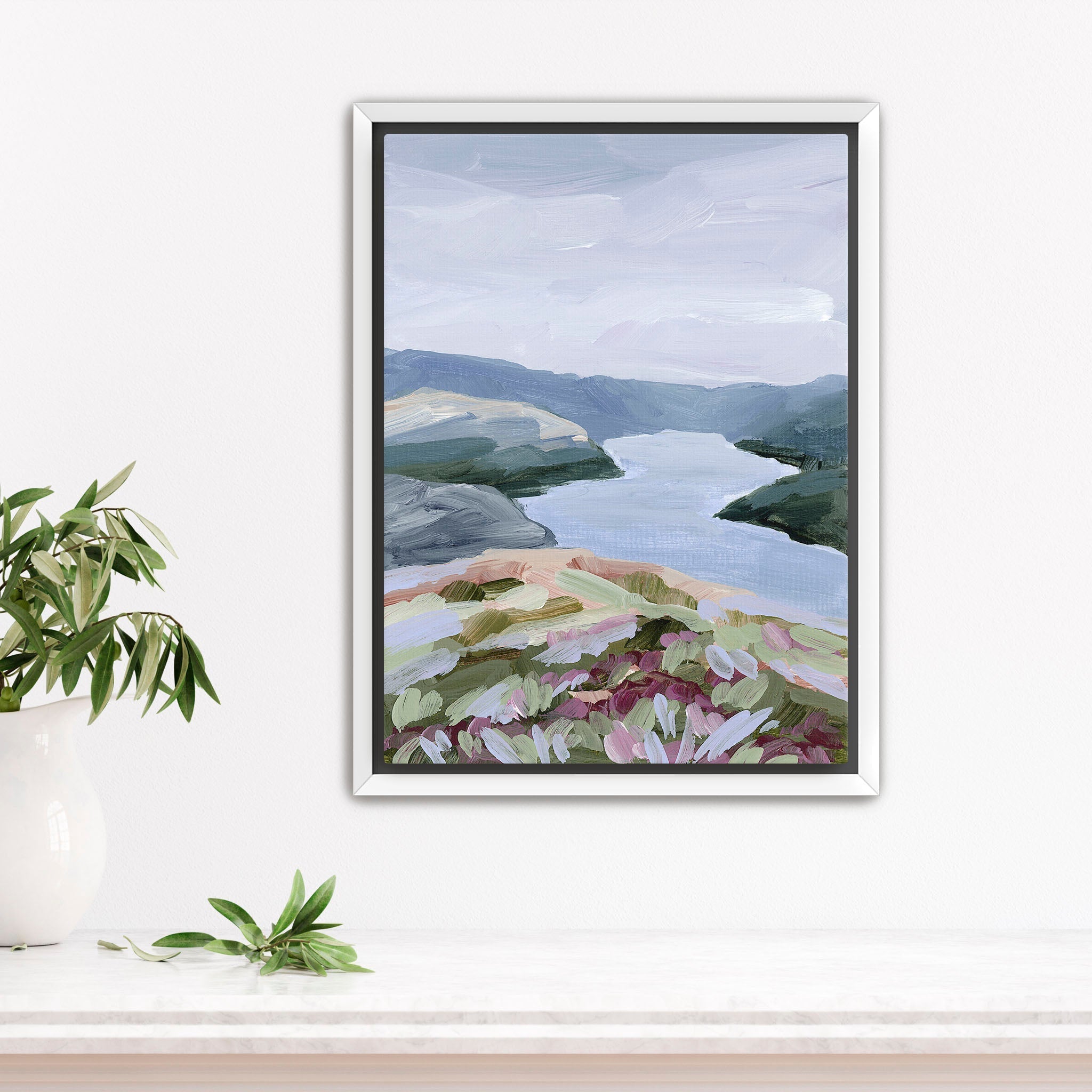 "Stop at the Fjord" Art Print