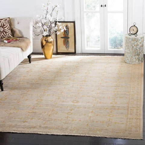 Sultanabad Wool Rug in Beige