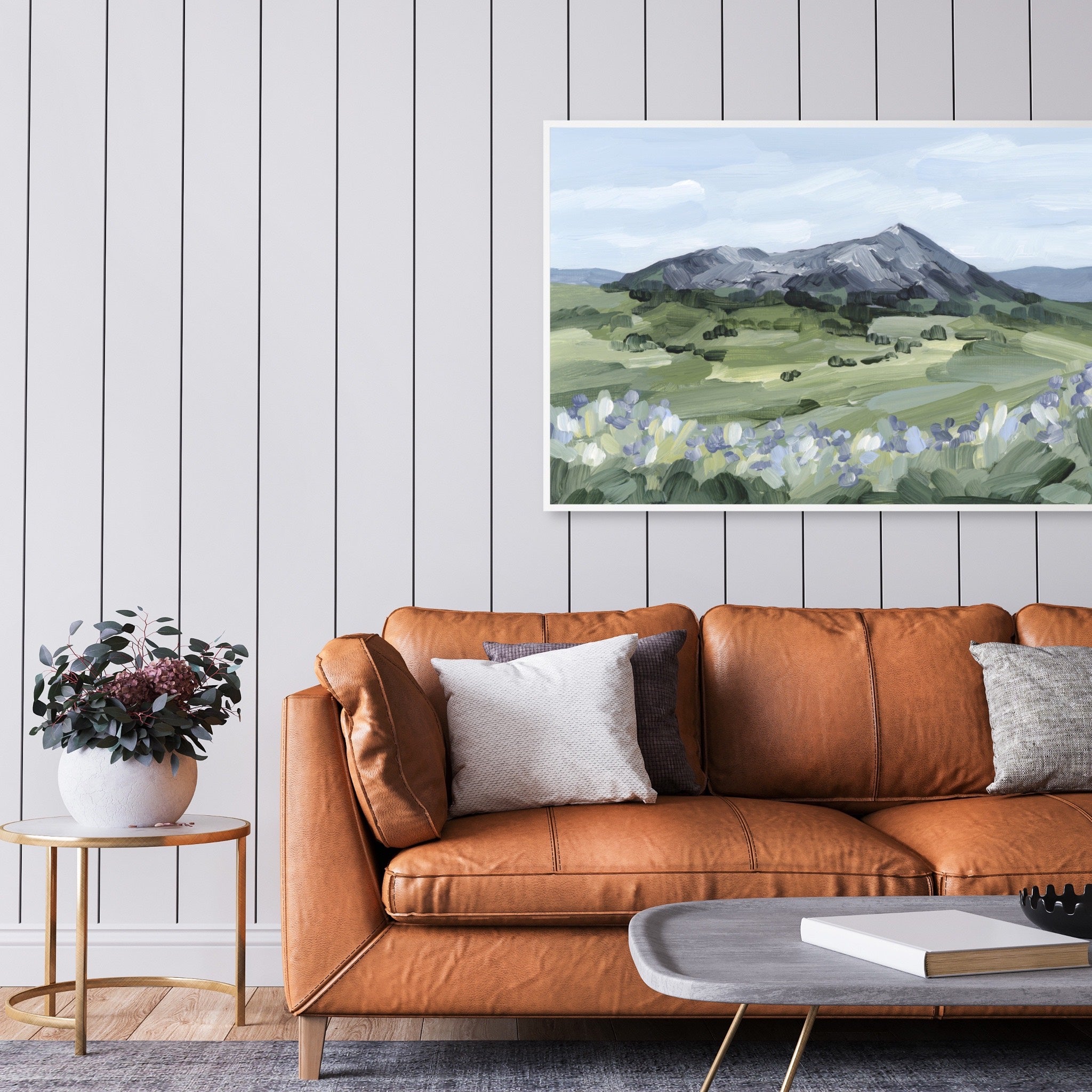 "Summer Mountain" Art Print