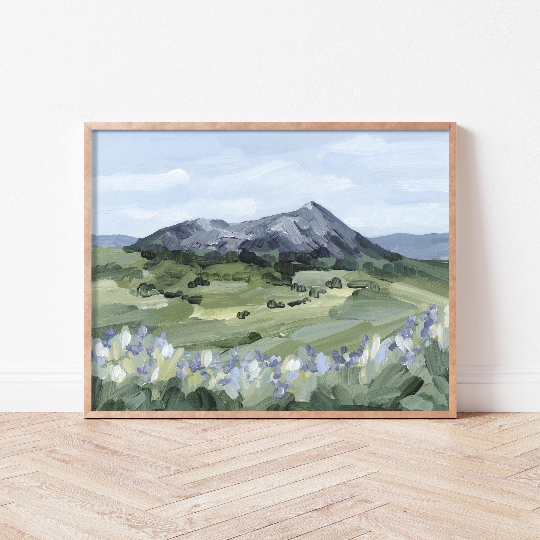 "Summer Mountain" Art Print