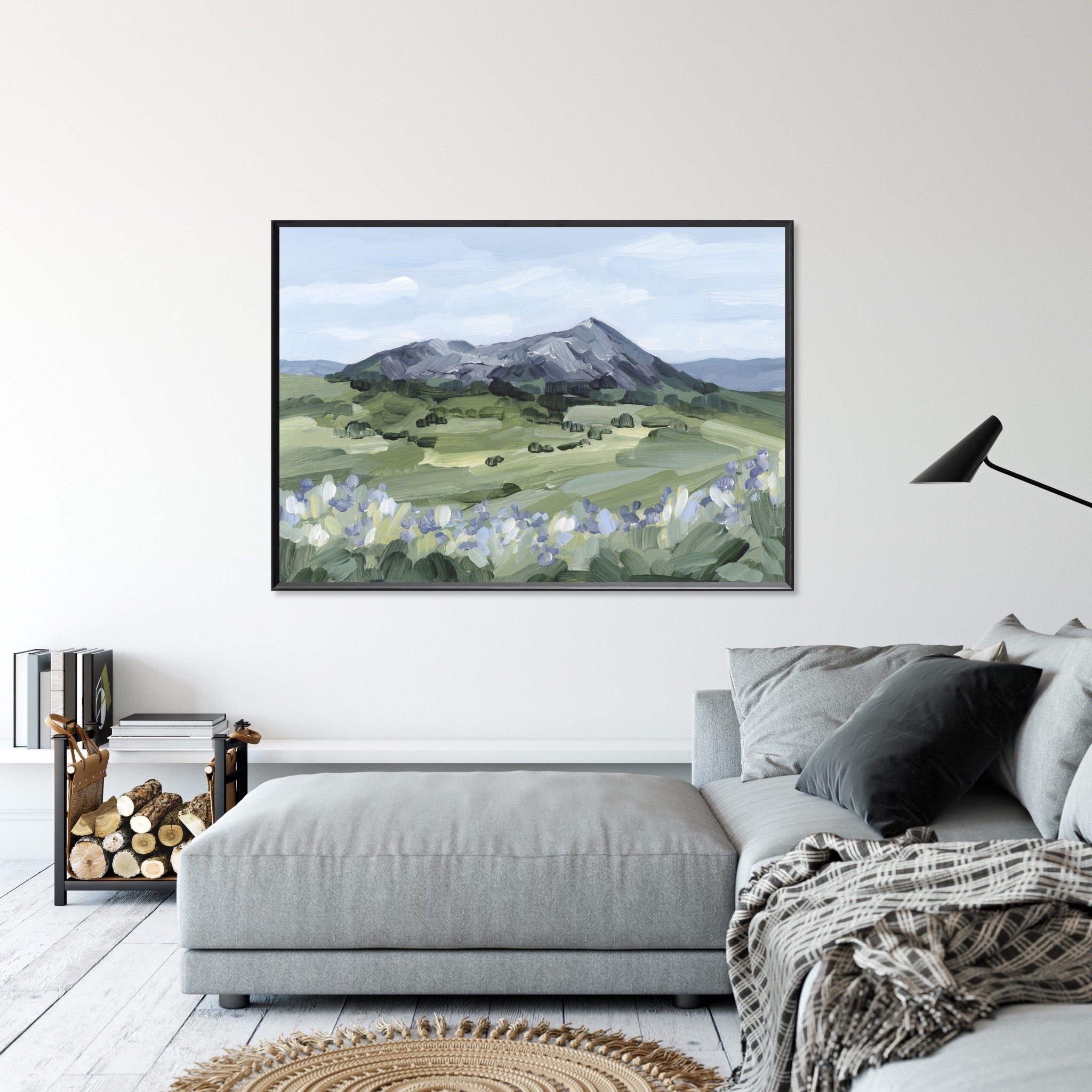 "Summer Mountain" Art Print