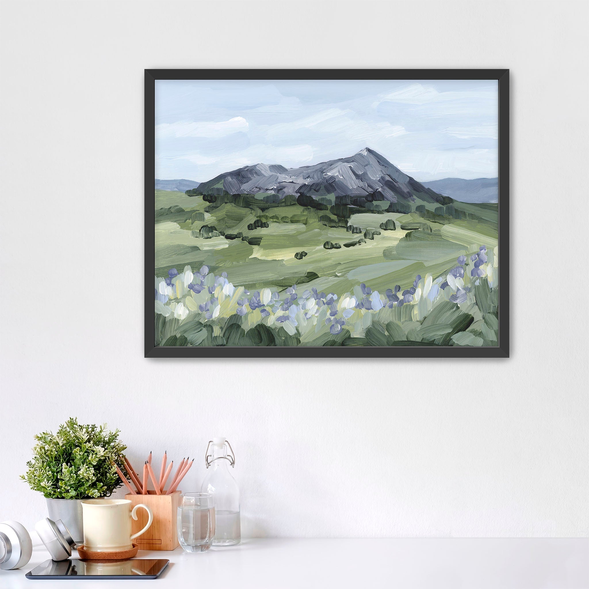 "Summer Mountain" Art Print