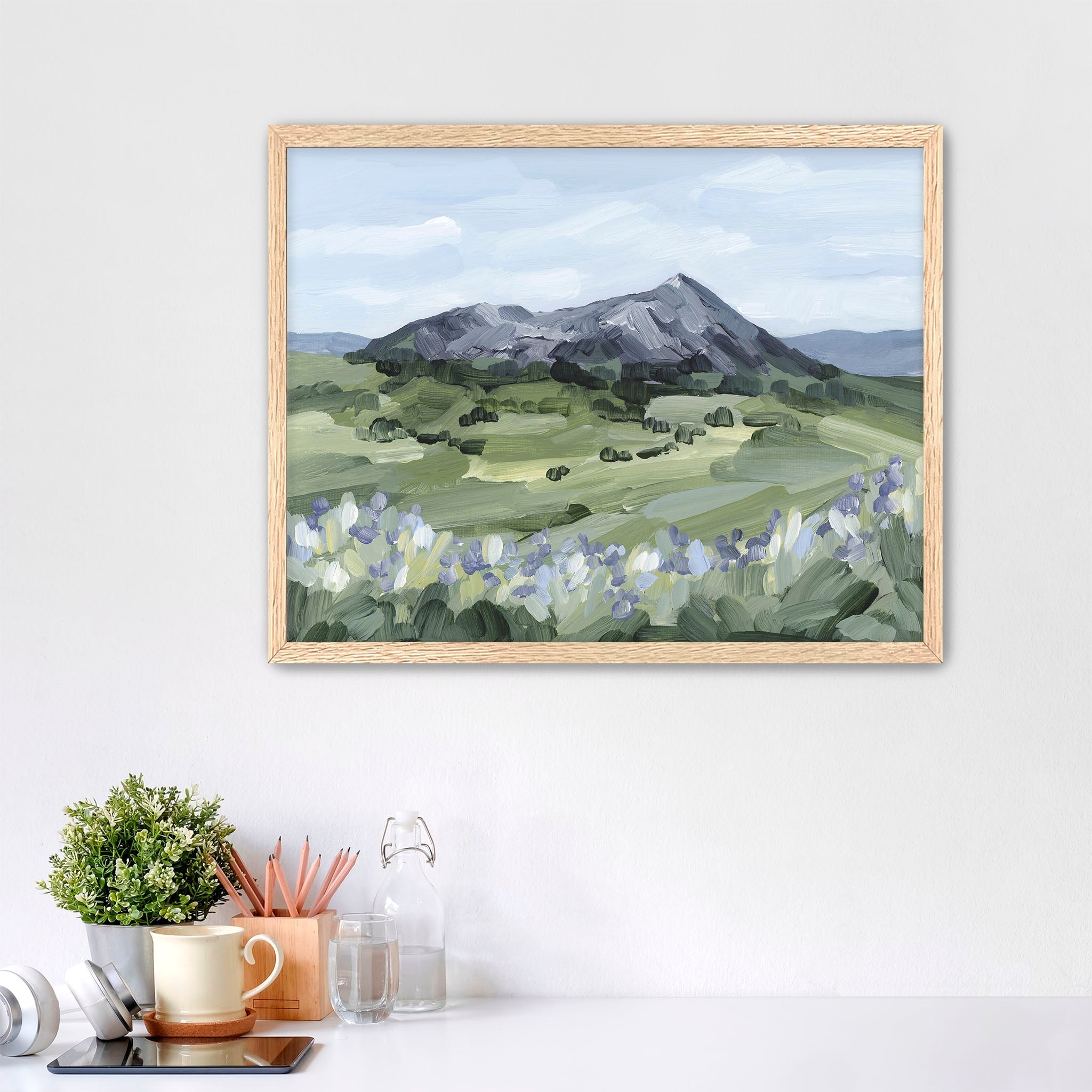 "Summer Mountain" Art Print