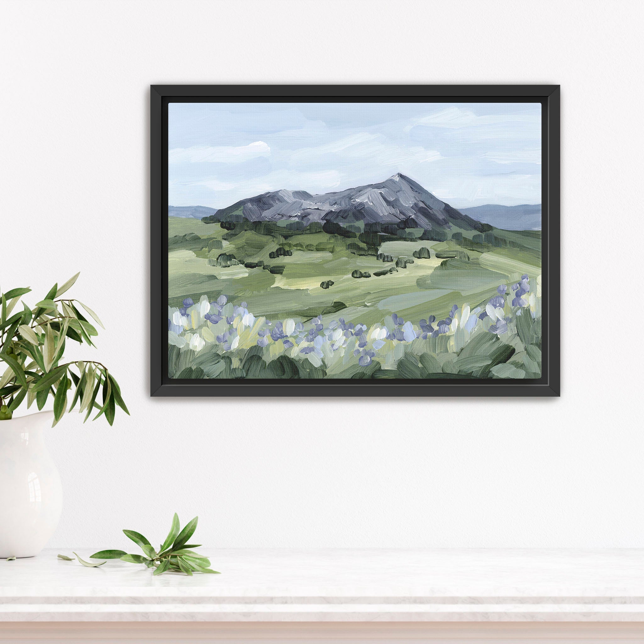 "Summer Mountain" Art Print