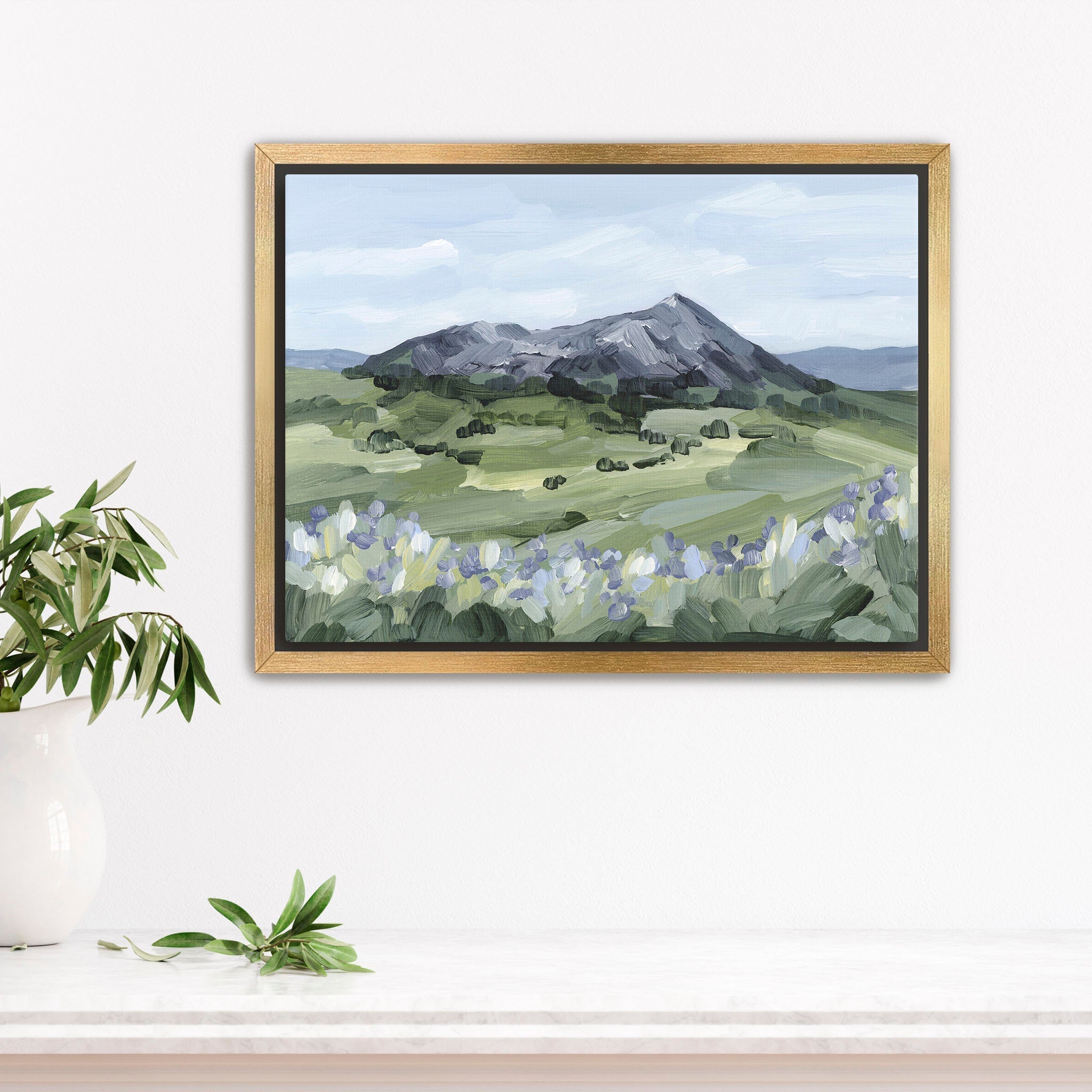 "Summer Mountain" Art Print