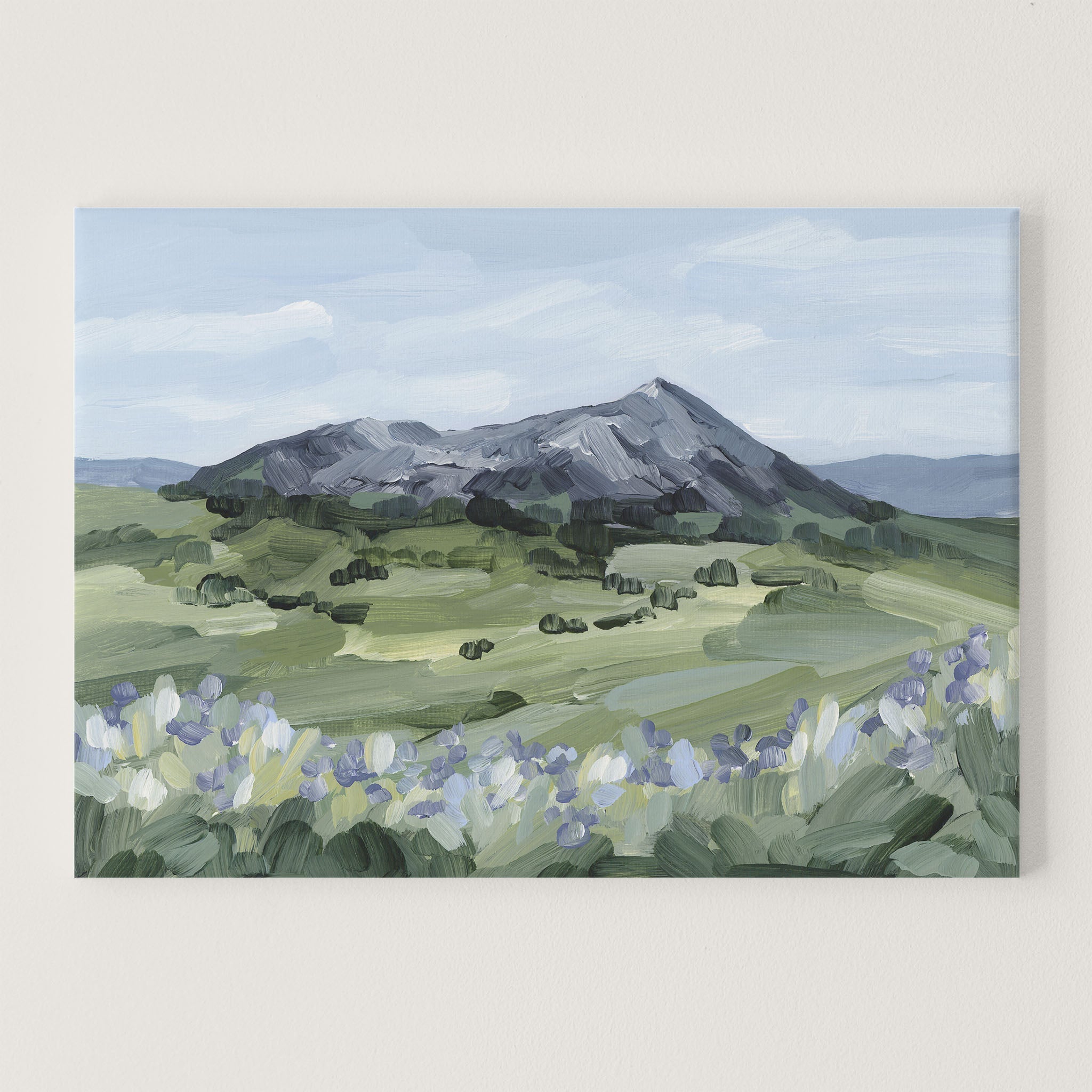 "Summer Mountain" Art Print